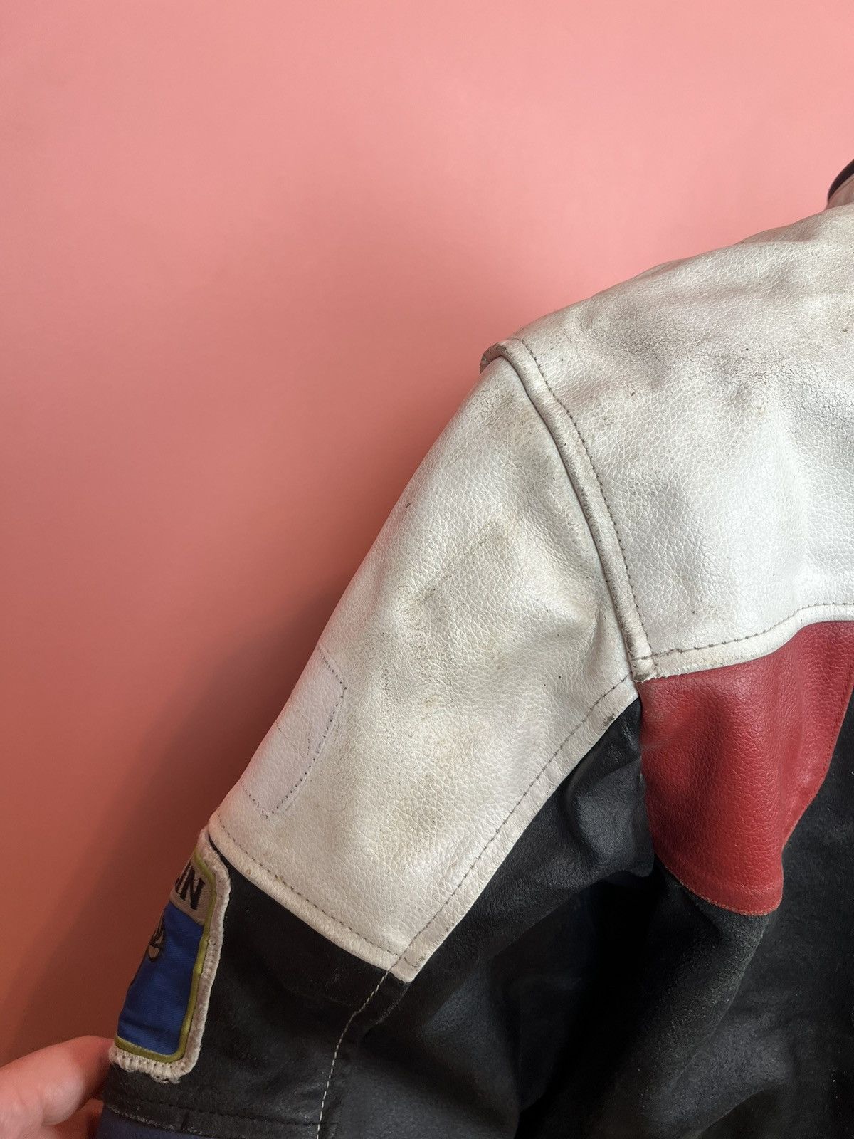 Vintage Suzuki vintage racing lether jacket y2k streetwear moto Size US XXL / EU 58 / 5 - 14 Thumbnail