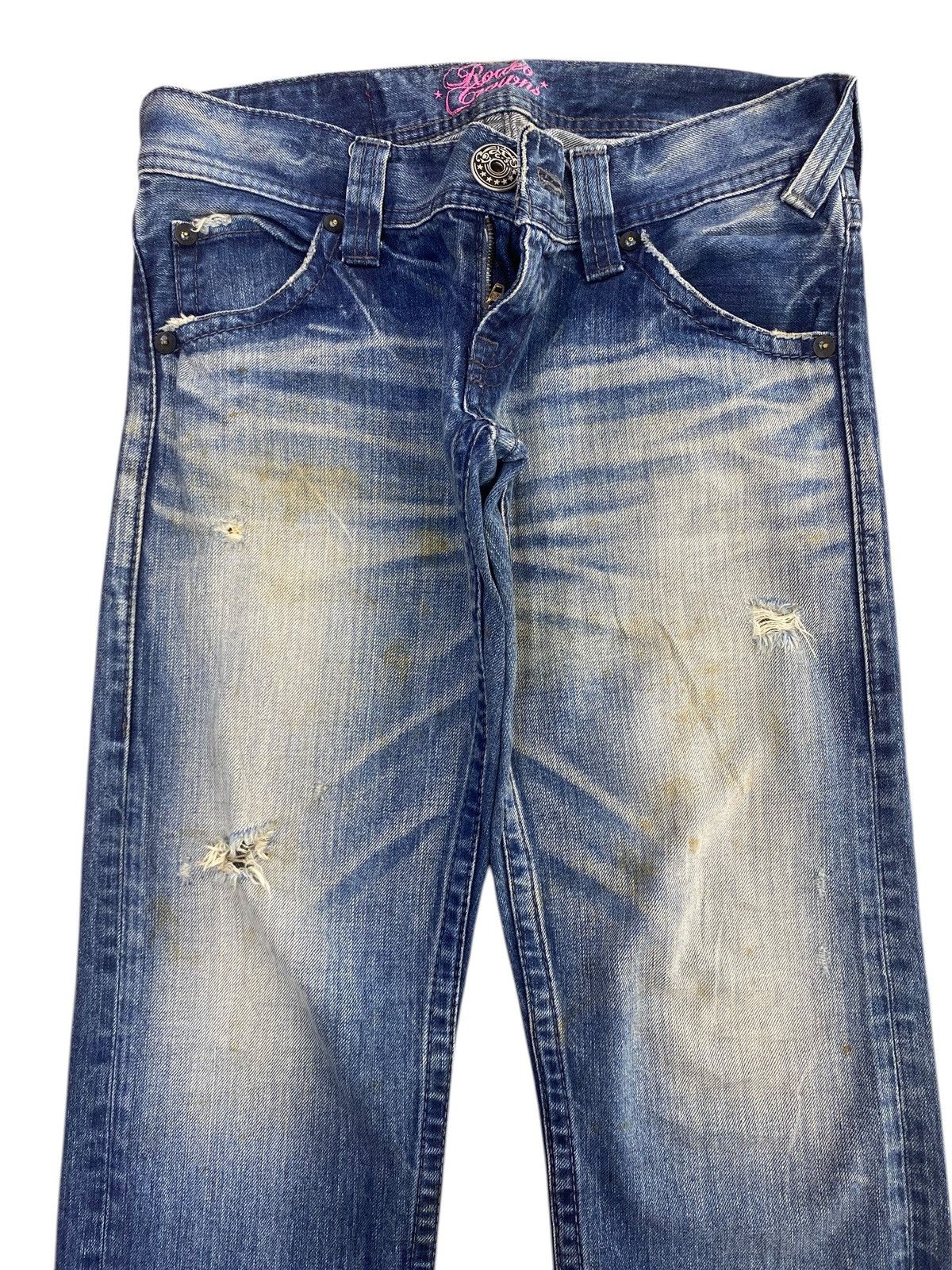 Other Japanese Brand Whiskers Faded Wash Style Bootcut Jeans Size US 29 - 2 Thumbnail
