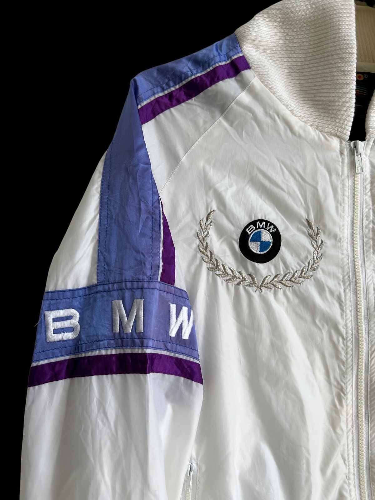 BMW RARE🔥Vintage BMW M-Racing Style Auto Zip Jacket Merc Kith Size US M / EU 48-50 / 2 - 3 Thumbnail