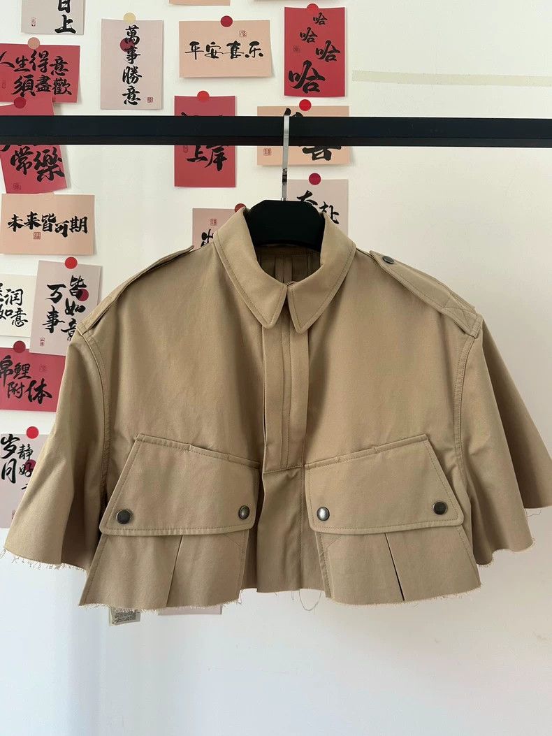 Maison Margiela Maison Margiela Show-style workwear jacket 20SS shawl workw Size US S / EU 44-46 / 1 - 2 Thumbnail