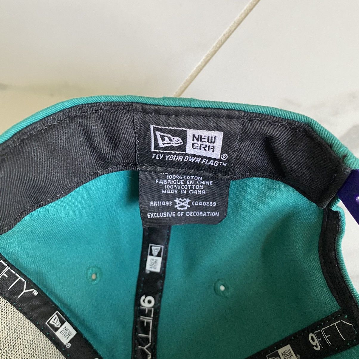 New Era Retro 90s Charlotte Hornets New Era SnapBack Hat Cap Size ONE SIZE - 6 Thumbnail