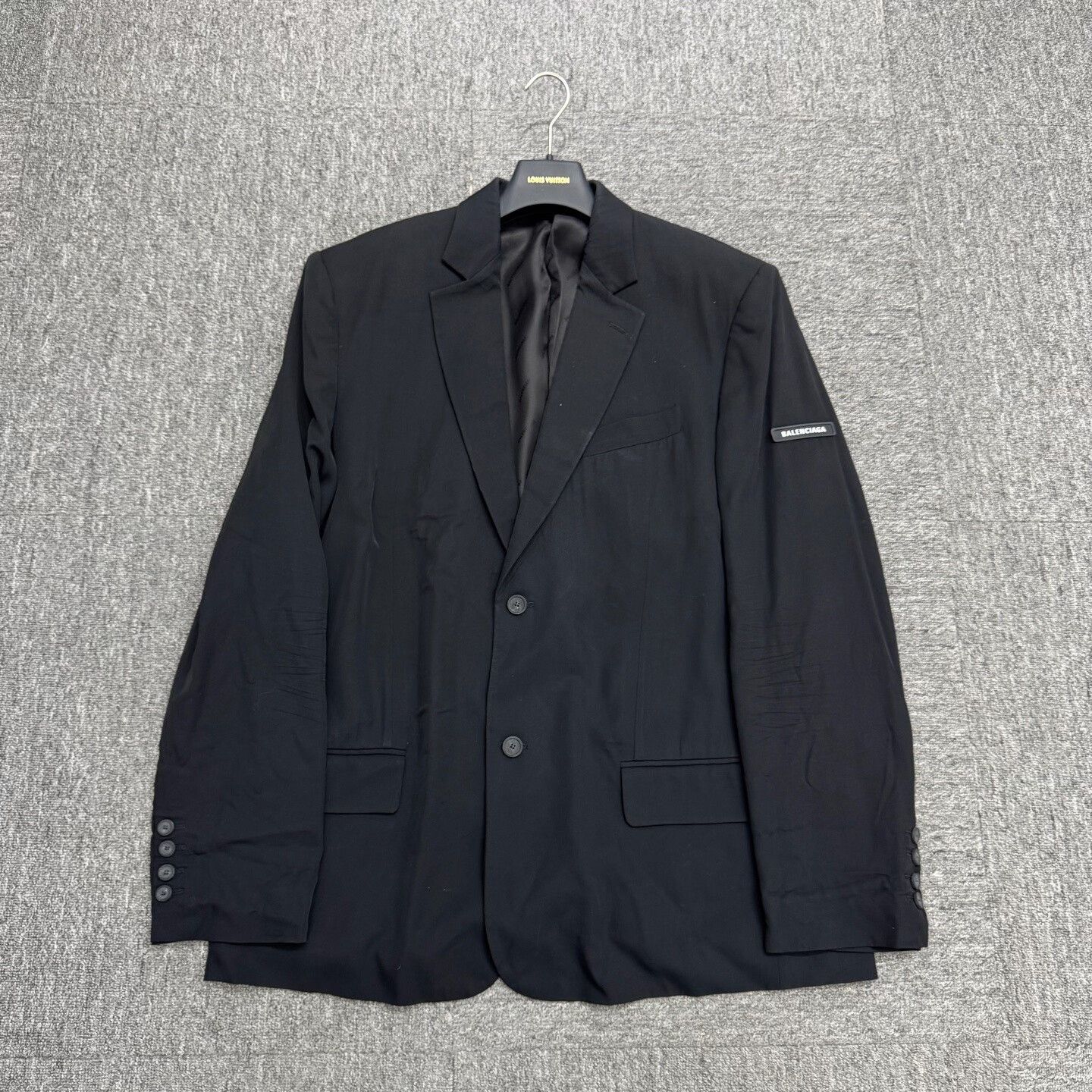 Balenciaga Balenciaga Sleeve Label Suit Jacket Size 44 Size US L / EU 52-54 / 3 - 1 Thumbnail