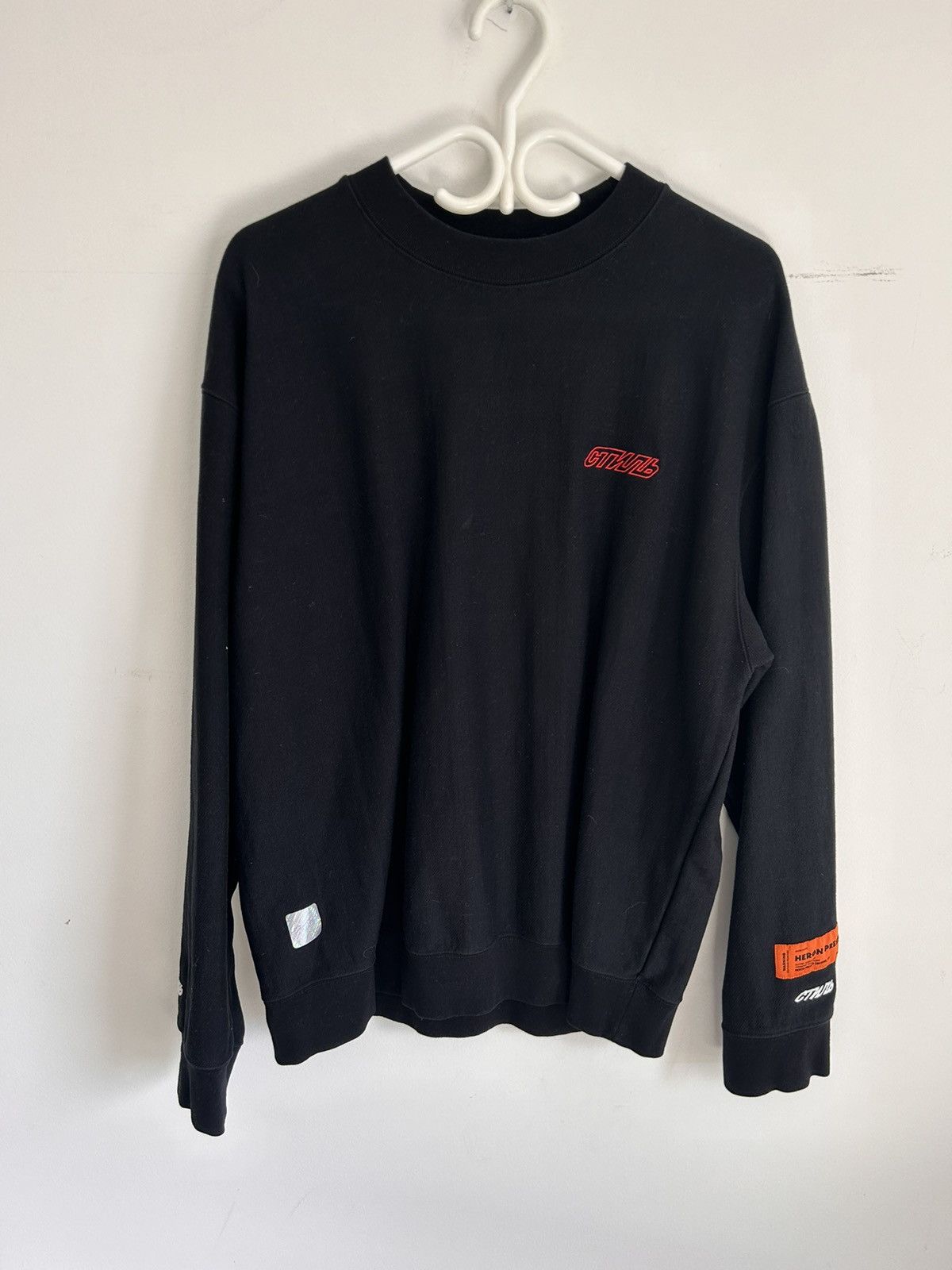 Image of Heron Preston Sweatshirt in Black, Men's (Size Small)