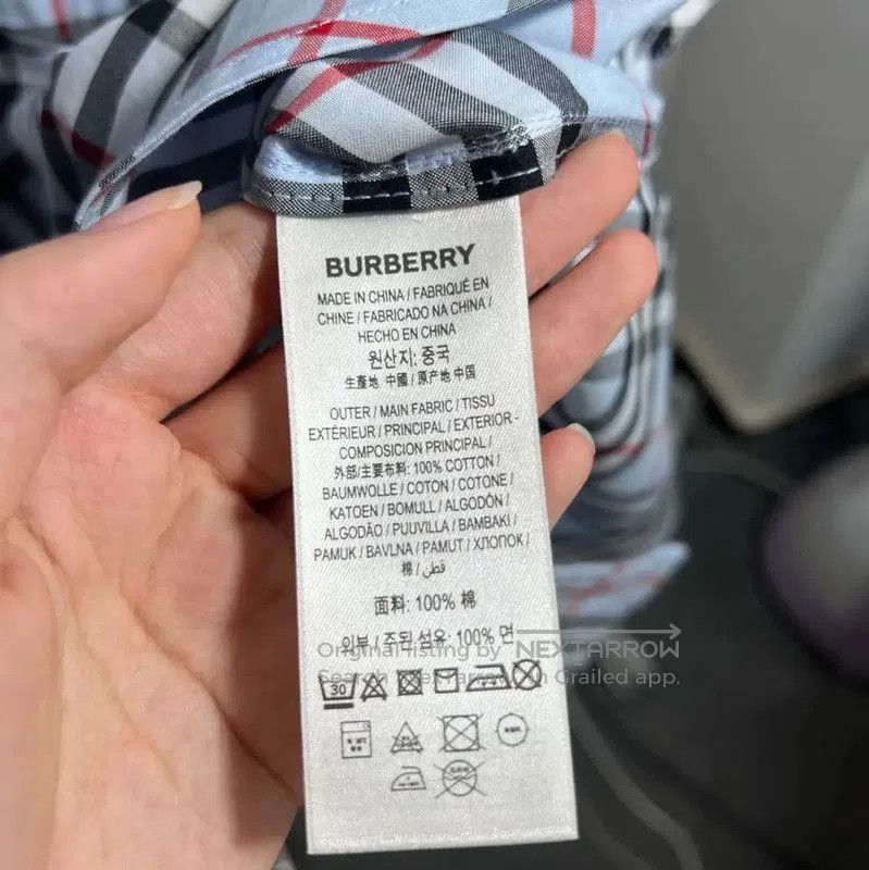 Burberry Burberry Blue Checkered Long Sleeve Shirt. Size US M / EU 48-50 / 2 - 4 Thumbnail