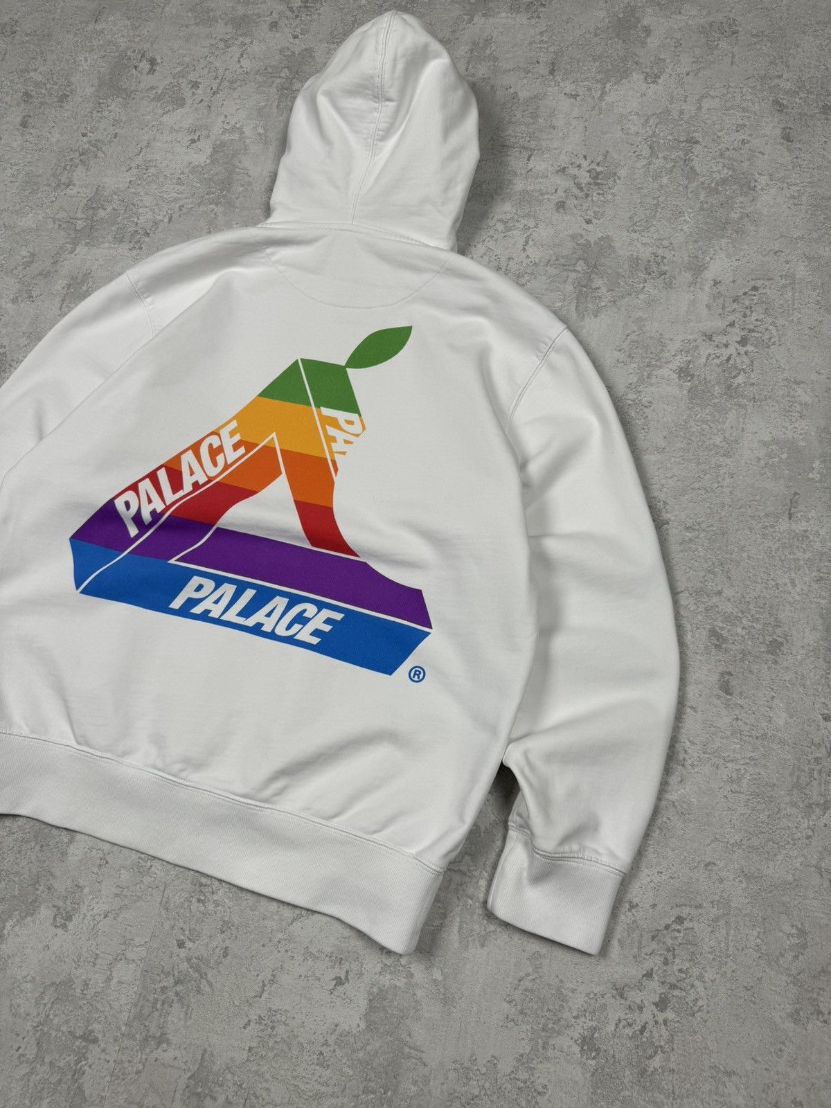 Palace Palace Jobsworth White Hoodie Big Logo Size L Size US L / EU 52-54 / 3 - 3 Thumbnail