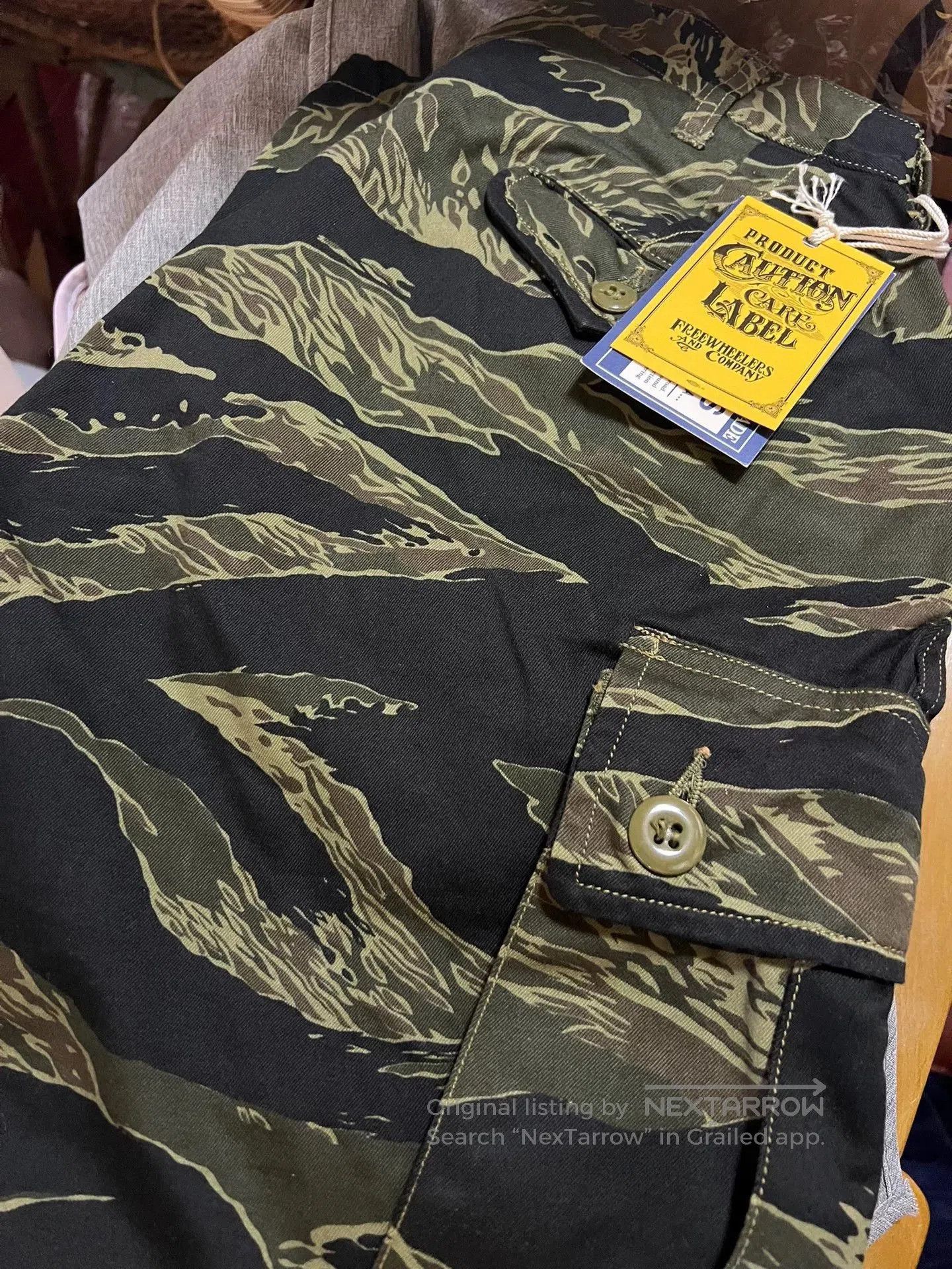 Freewheelers Freewheelers Jungle Fatigues Cargo Pants. Size US 28 / EU 44 - 3 Thumbnail
