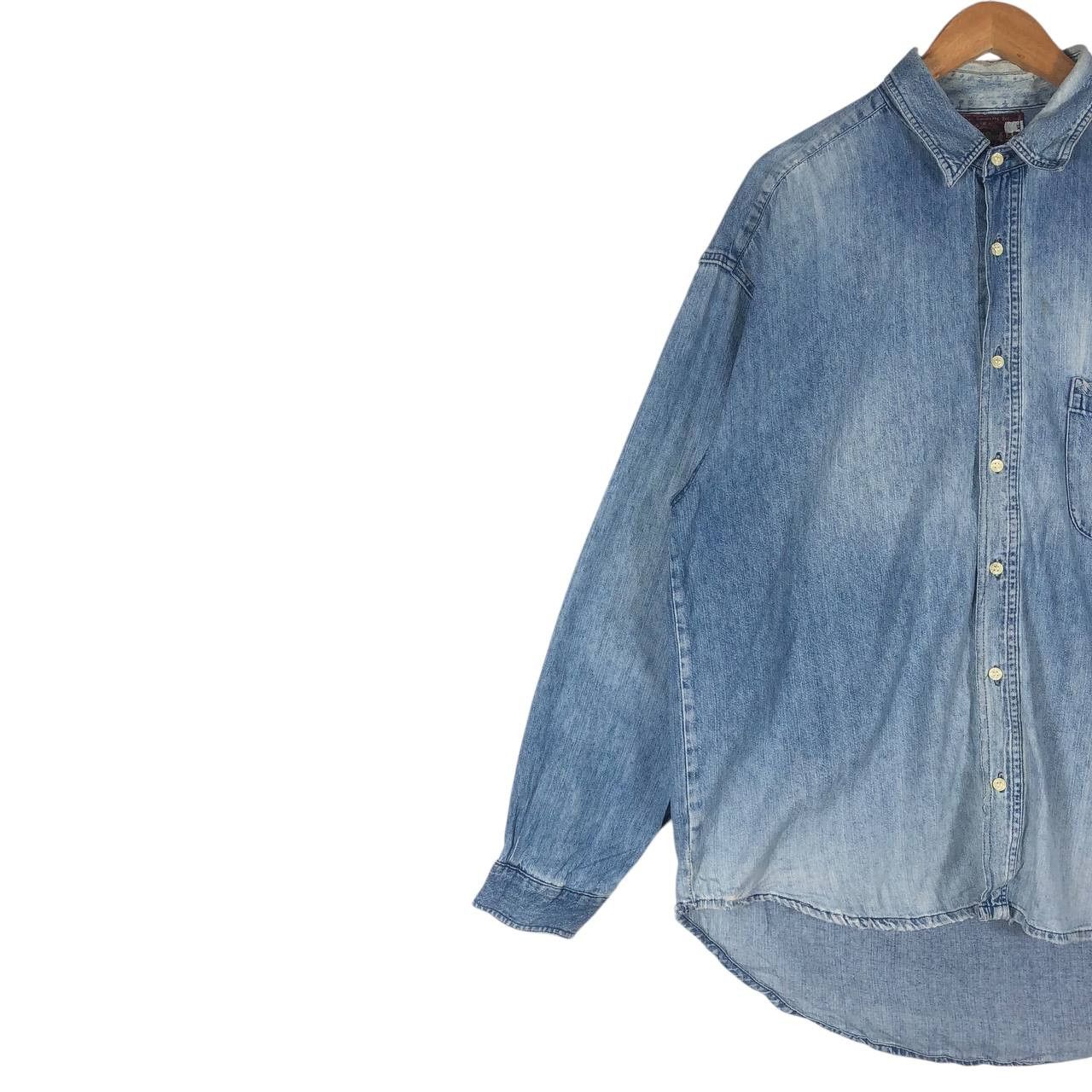 Hard Rock Cafe Vintage Hard Rock Cafe Denim Shirt Size XL / US 12-14 / IT 48-50 - 3 Thumbnail