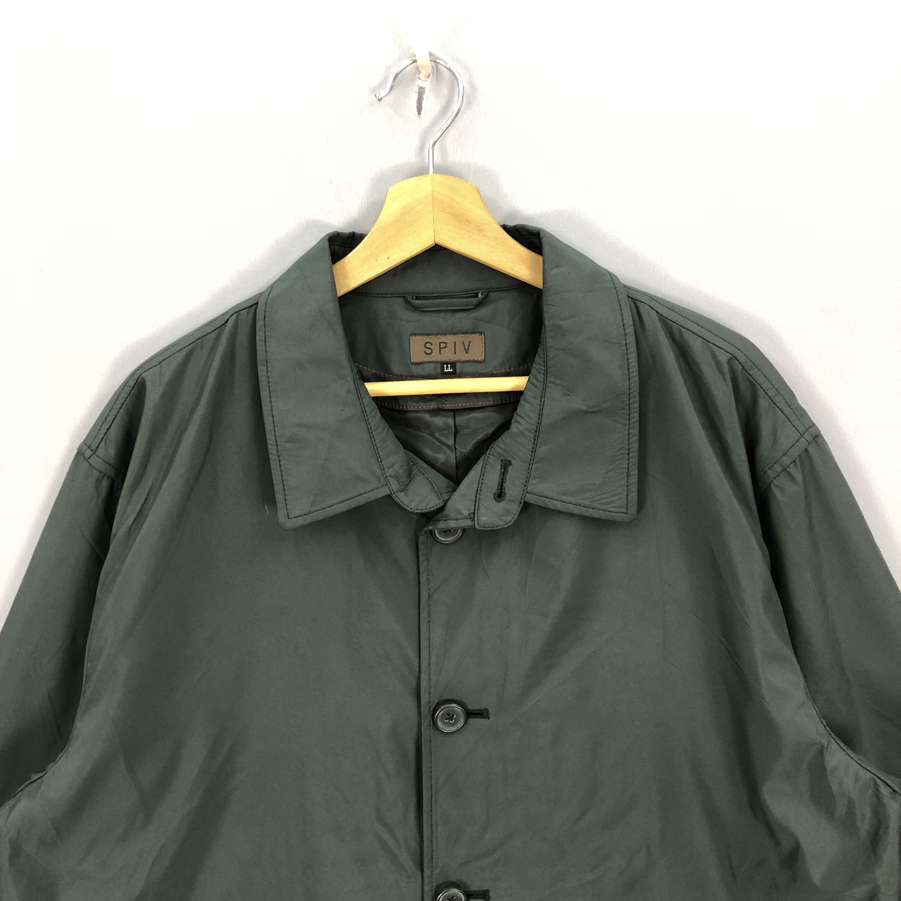 Japanese Brand Vintage Y2K SPIV Japanese Trench Logn Jackets Size L / US 10 / IT 46 - 4 Thumbnail