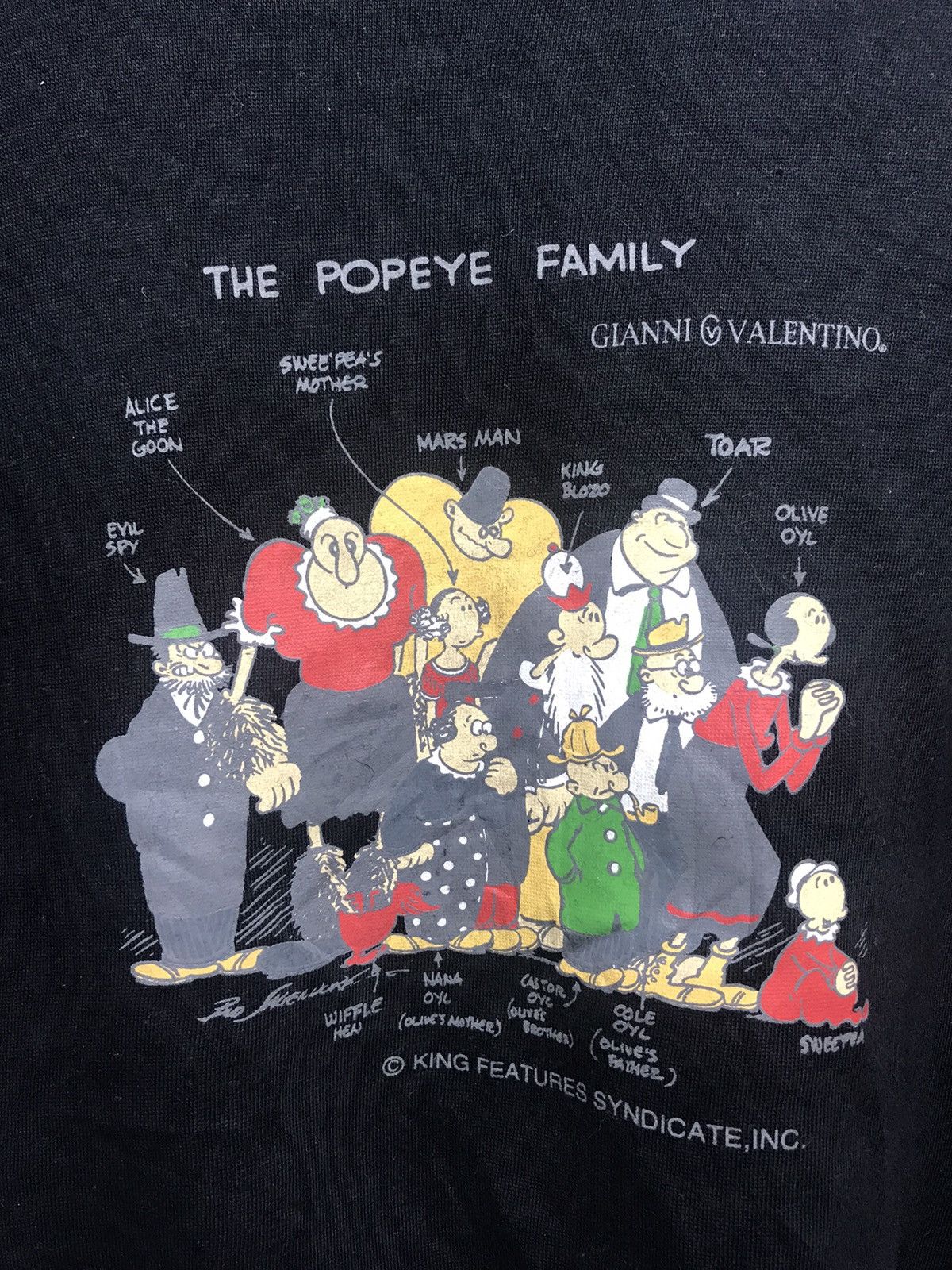 Valentino Very Rare VALENTINO x POPEYE FAMILY Sweatshirt Size US M / EU 48-50 / 2 - 1 Thumbnail