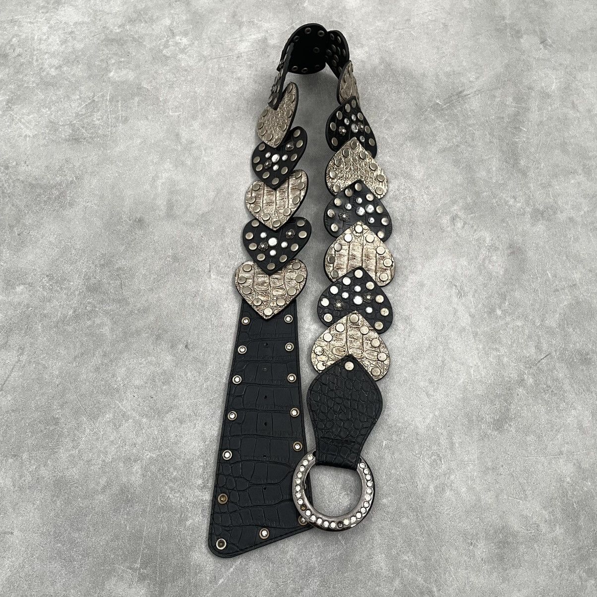 If Six Was Nine Love studded belt vintage y2k styled Size ONE SIZE - 1 Thumbnail