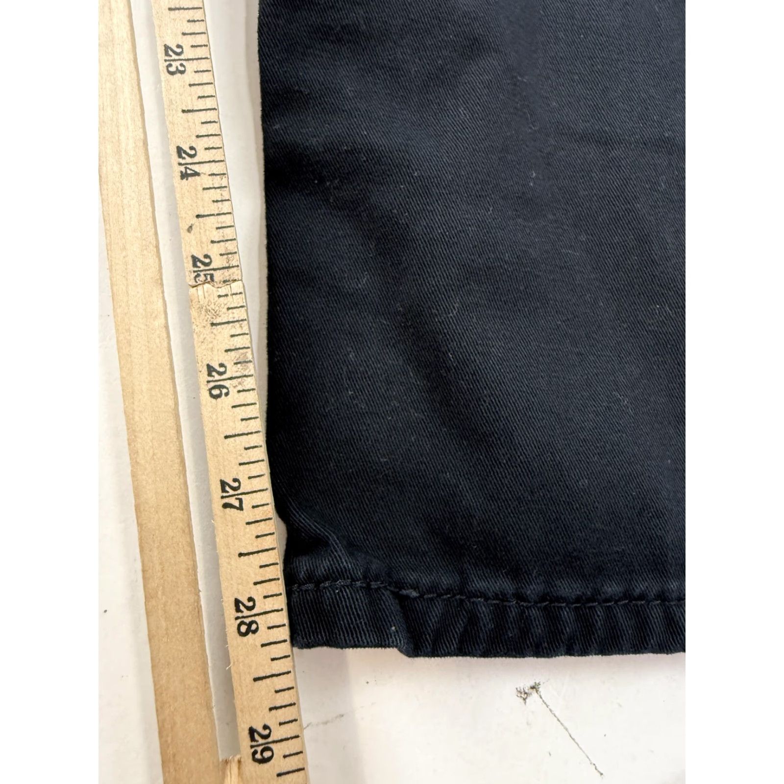 Levi's Levi's 514 Jeans Mens 32x28 Black Denim Straight Leg Adjustable Waist Strap Size US 32 / EU 48 - 7 Thumbnail