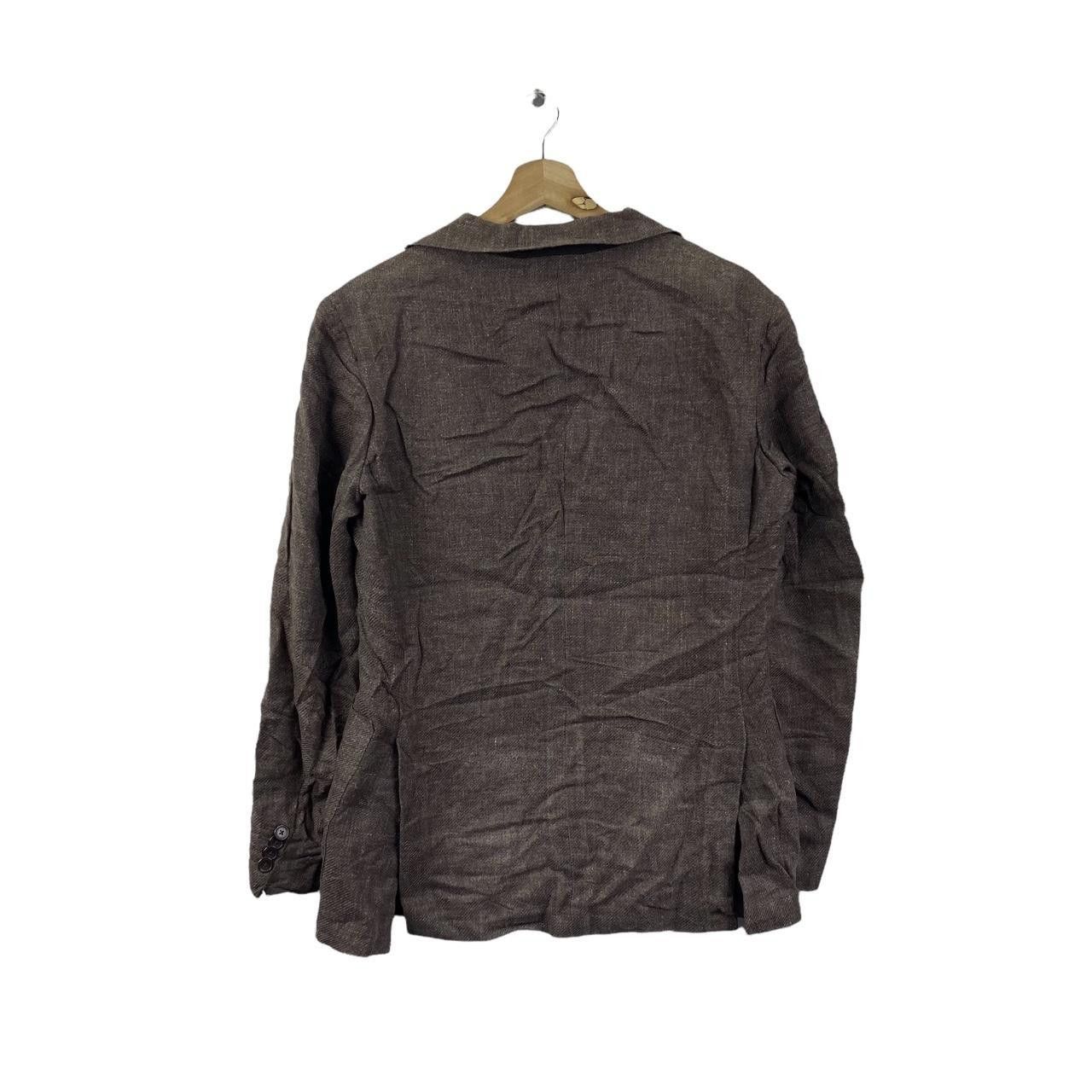 SHIPS Vtg SHIPS JAPAN DESIGNER 2 Button Brown Blazer Sport Coat Size L / US 10 / IT 46 - 2 Thumbnail