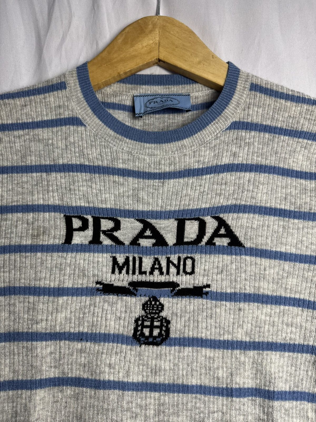 Prada Prada Stripe Top Knit Size S / US 4 / IT 40 - 3 Thumbnail