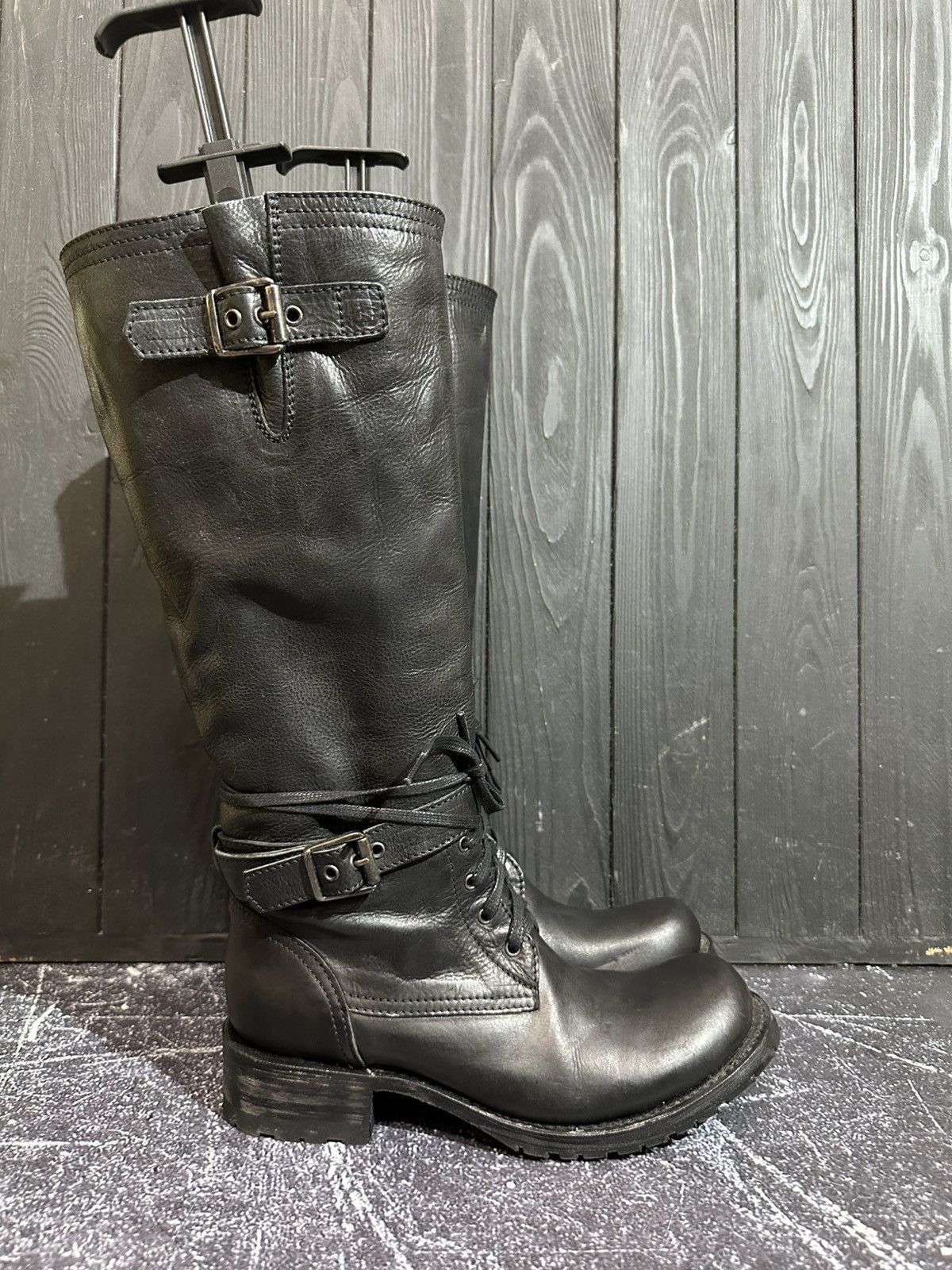 Sendra NEW - SENDRA Women’s Leather Boots 37eu 6.5us Rick Owens Size US 7 / IT 37 - 2 Thumbnail