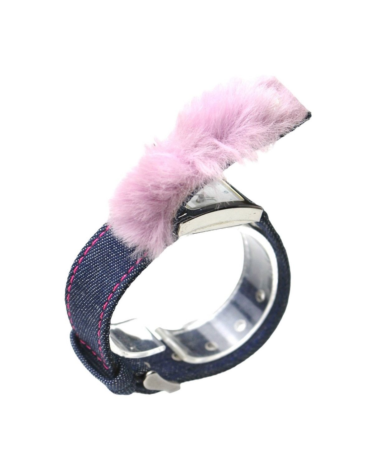 Hysteric Glamour 2000S ELITE JAPAN PINK FLUFFY Y2K PUNK STREET DENIM WATCH Size ONE SIZE - 6 Thumbnail