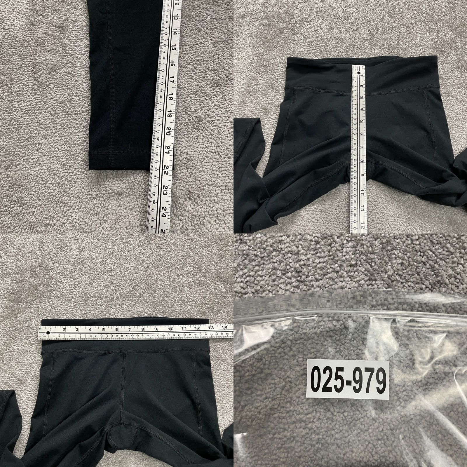 Under Armour Under Armour Cropped Leggings Womens Small Black Mid Rise Active Gym Yoga 26x22 Size 28" / US 6 / IT 42 - 8 Thumbnail