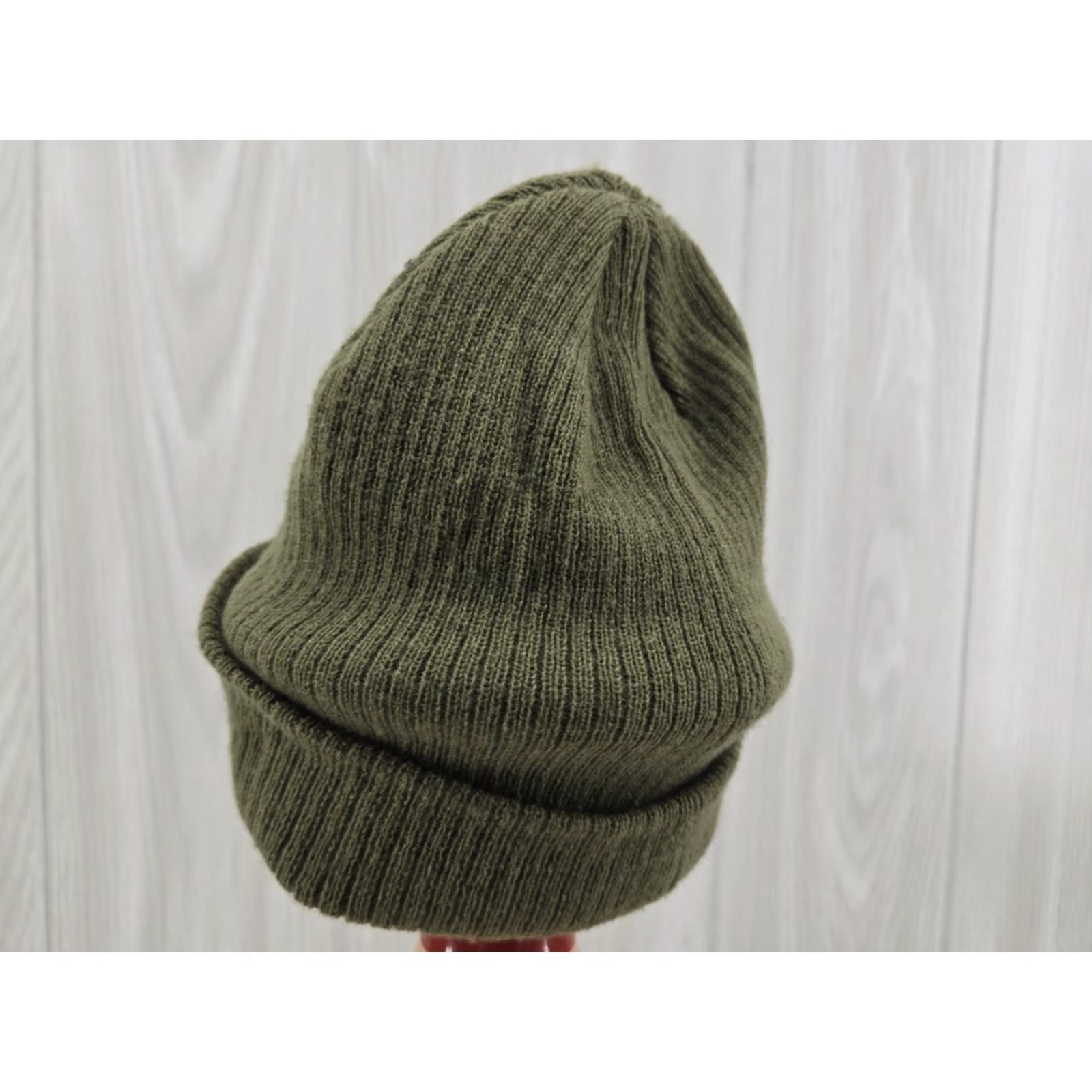 Champion Champion Beanie Cap Spelled Out Army Green Cuff One Size Fits Most Beanie Unisex Adults Winter Lightweight Stretch Knit Acrylic Size ONE SIZE - 7 Thumbnail