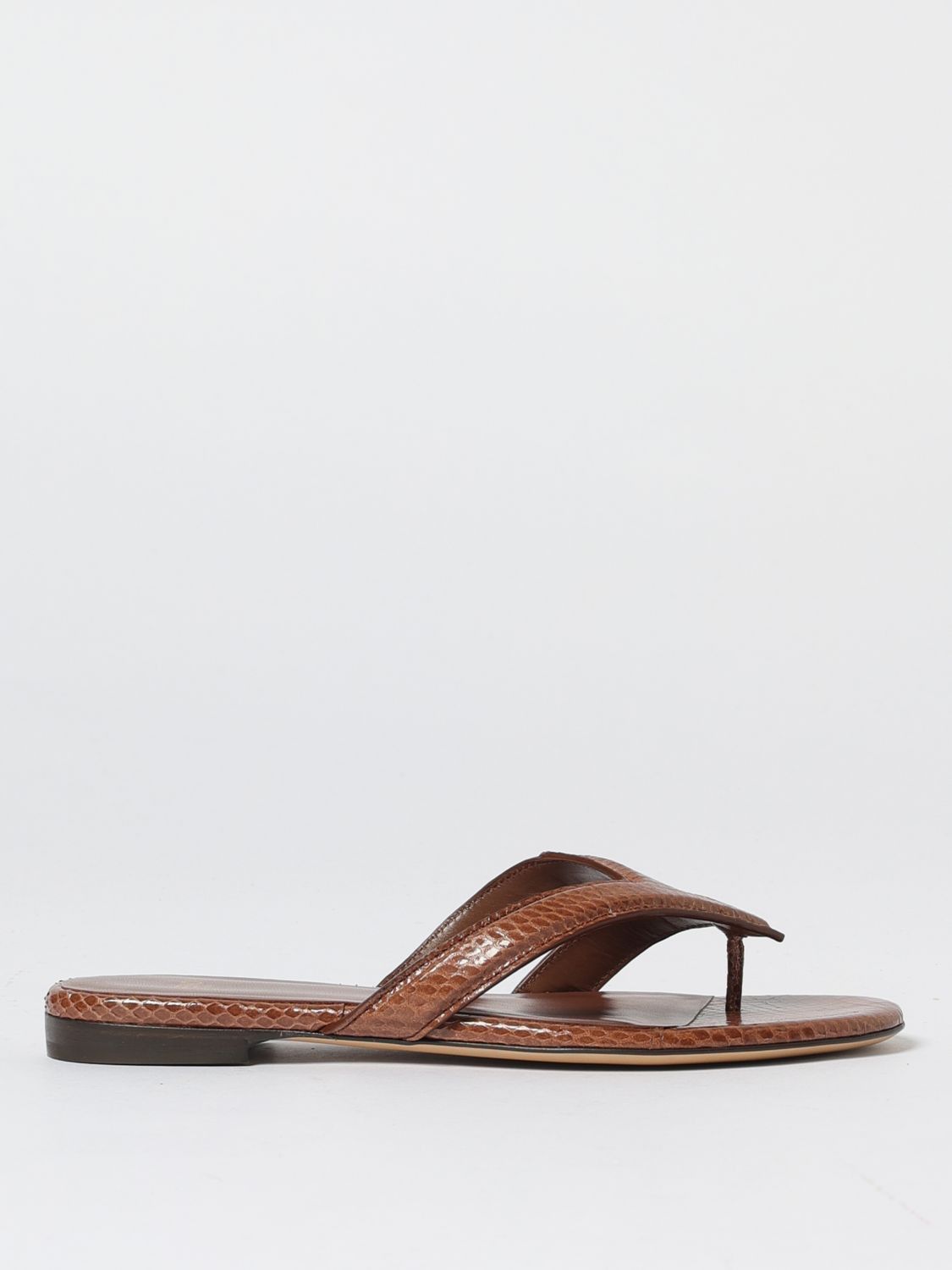Fendi Fendi Flat Sandals Woman Brown Size US 8 / IT 38 - 1 Thumbnail