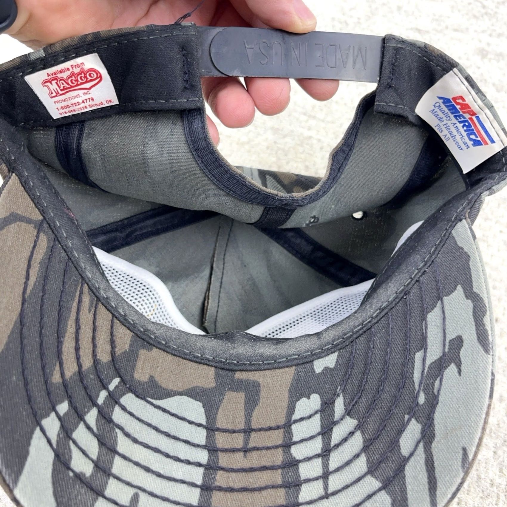 Vintage VINTAGE Trebark Camo Hat Cap SnapBack Trucker 80s 90s USA Hunting John Zink Brown Adult Mens Size ONE SIZE - 8 Thumbnail