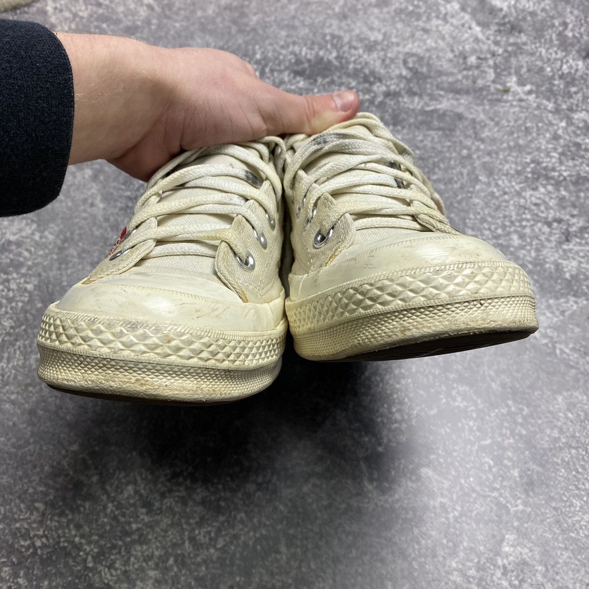 Comme des Garcons PLAY Rare Play Comme Des Garçons Monogramm logo sneakers Size US 7 / EU 40 - 10 Thumbnail