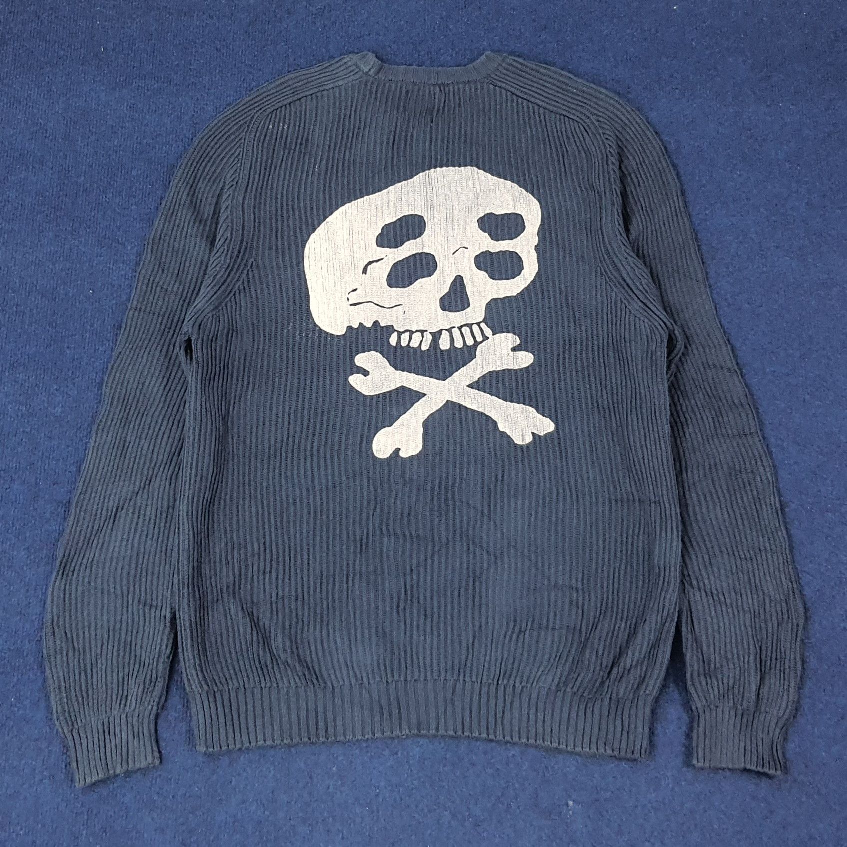 Vintage × Zara Vintage Zara Designer Knitted Custom Logo Sweatshirt C229N16 Size US M / EU 48-50 / 2 - 1 Thumbnail