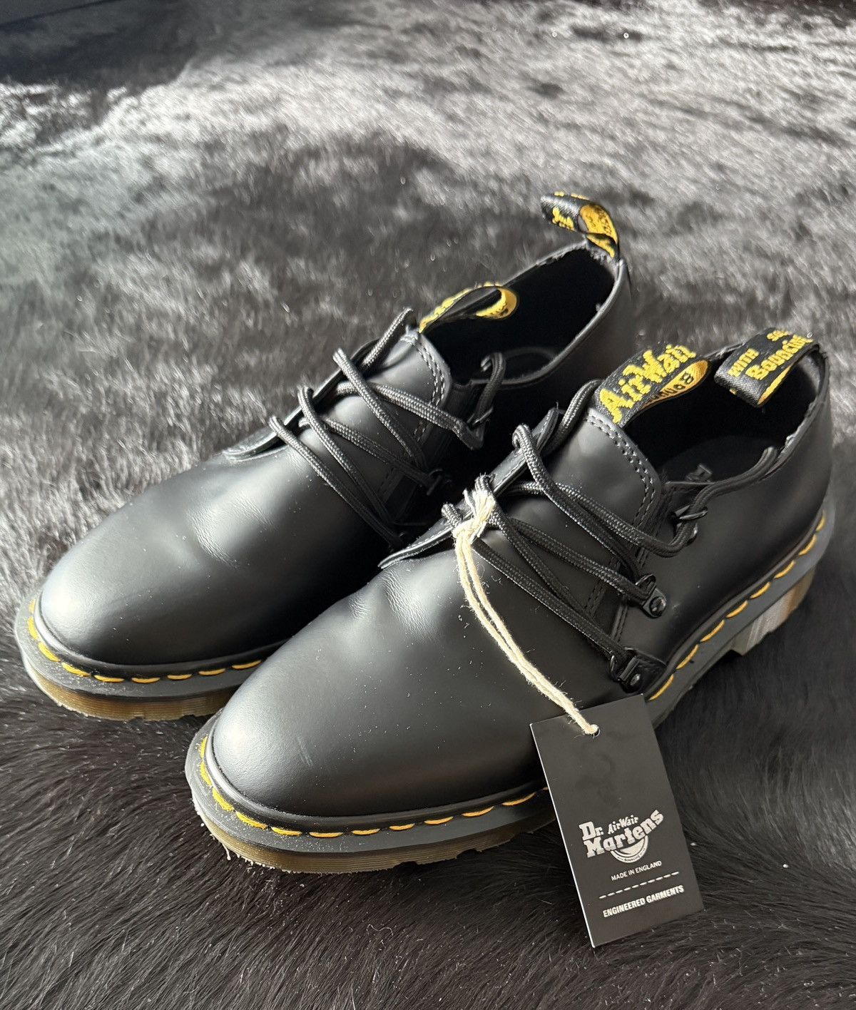 Engineered Garments Dr.Martens ブラック UK7 engineered garments × dr martens uk7
