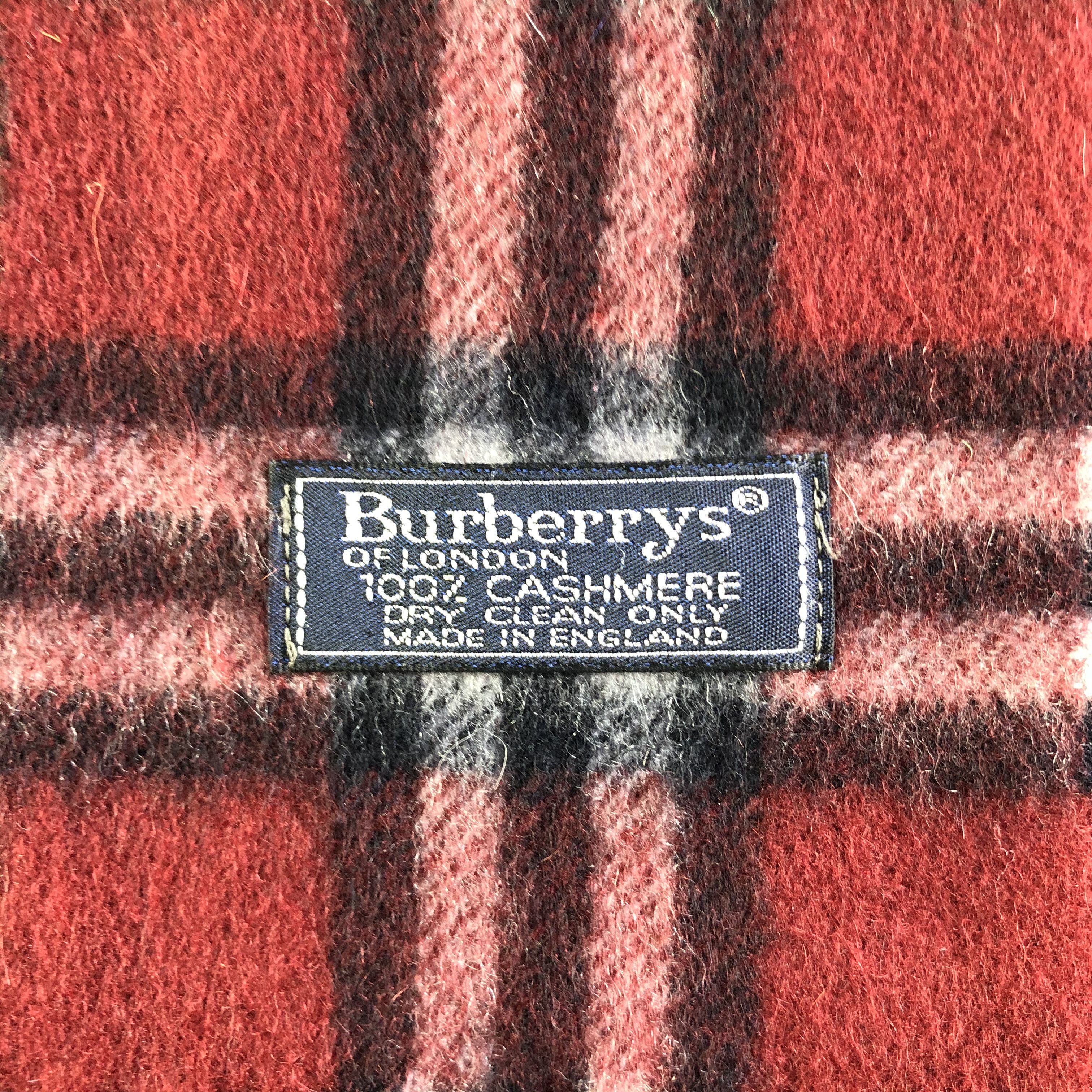 Burberry Burberrys Cashmere Scarf / Muffler / Neckwear Size ONE SIZE - 4 Thumbnail