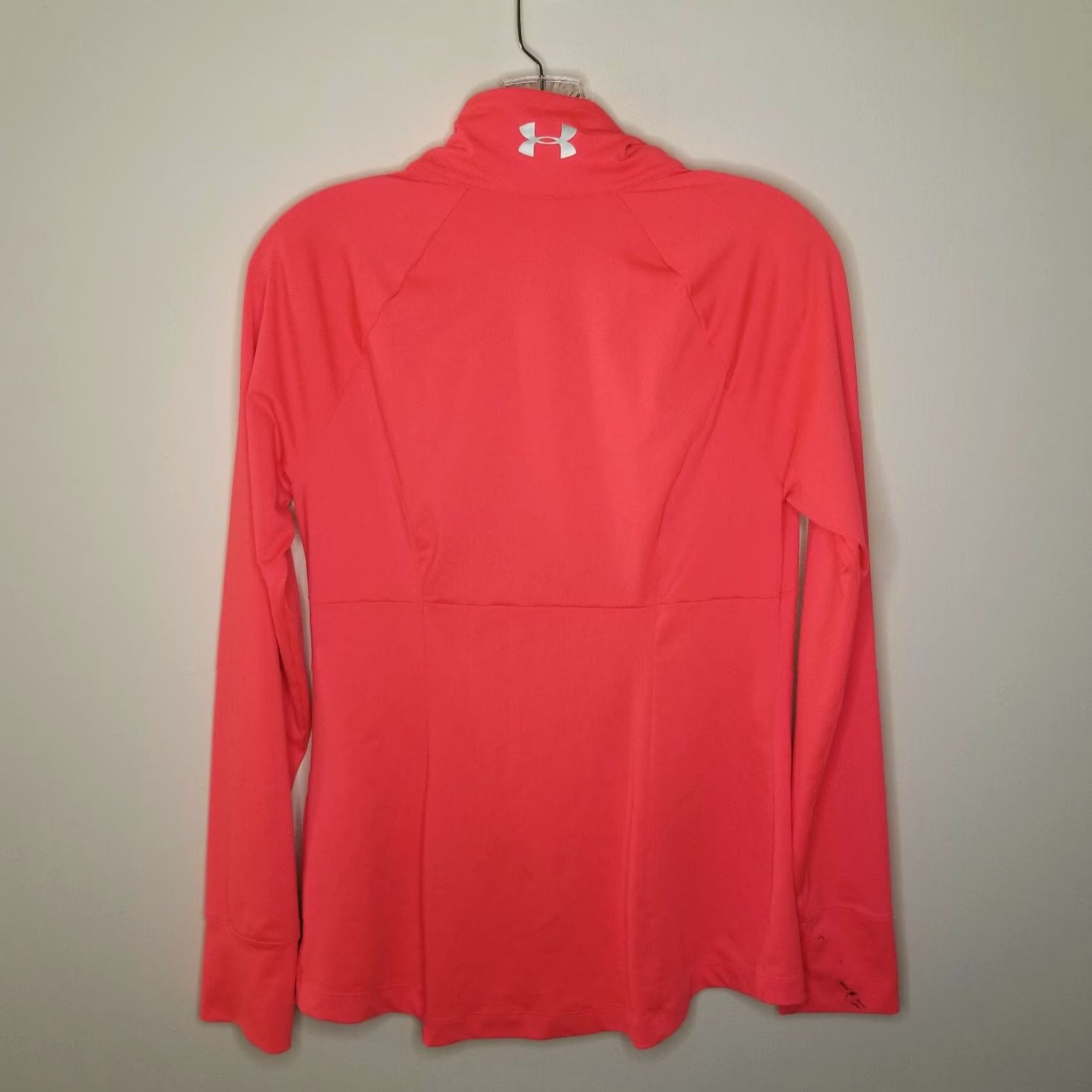 Under Armour Under Armour Womens Pink Long Sleeve Full Zip Activewear Running Top M Jacket Womens Pink Long Sleeve Full Zip Activewear Running Top M Size M / US 6-8 / IT 42-44 - 4 Thumbnail