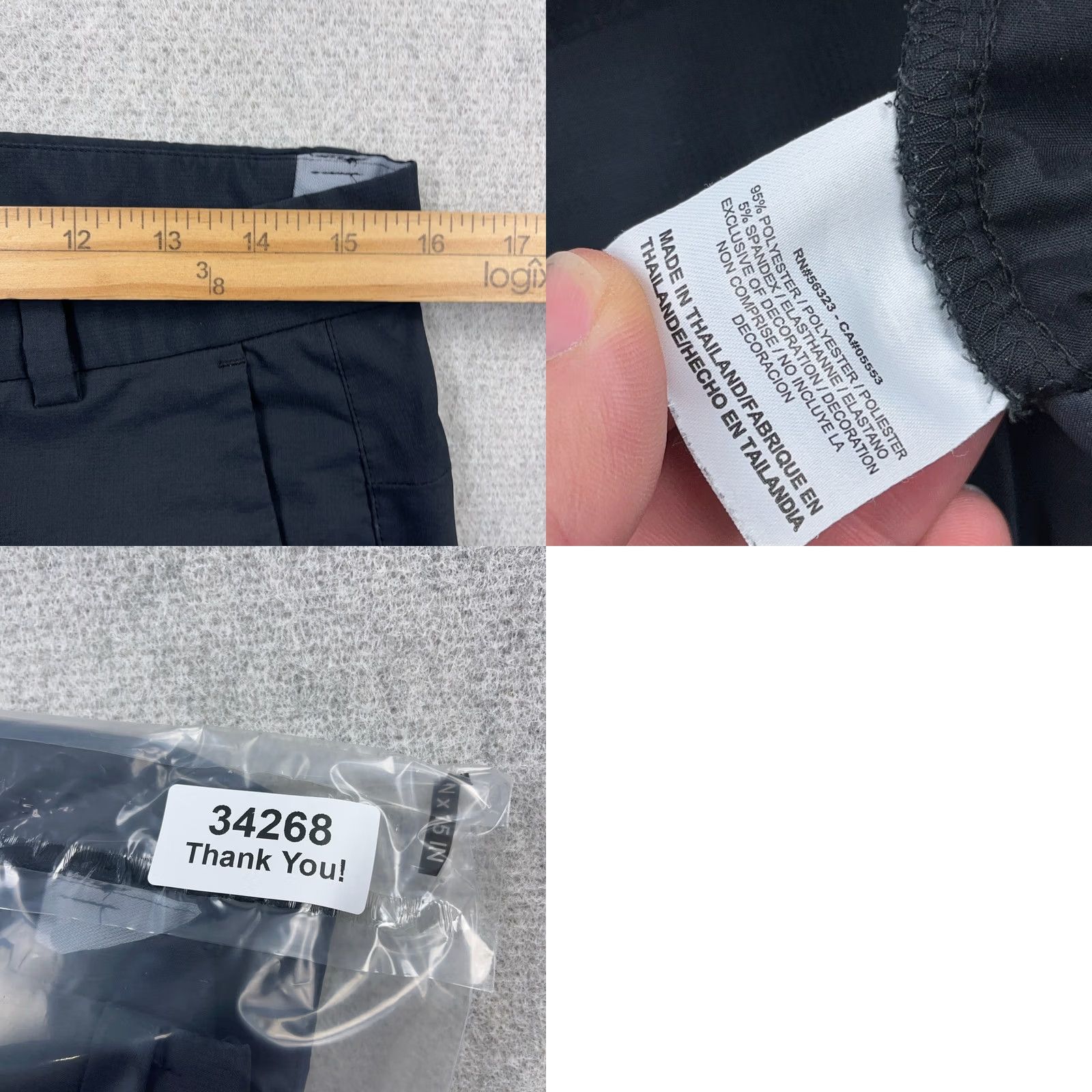 Nike Nike Golf Pants Men 32x30 Dark Gray Tour Performance Hybrid Chino Slacks Stretch Size US 32 / EU 48 - 9 Thumbnail