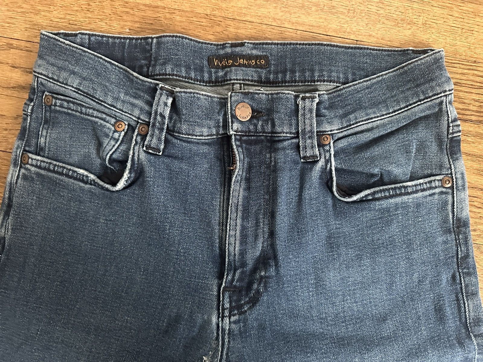 Nudie Jeans Nude Lean Dean 32 x 30 Blue Dream Size US 32 / EU 48 - 3 Thumbnail