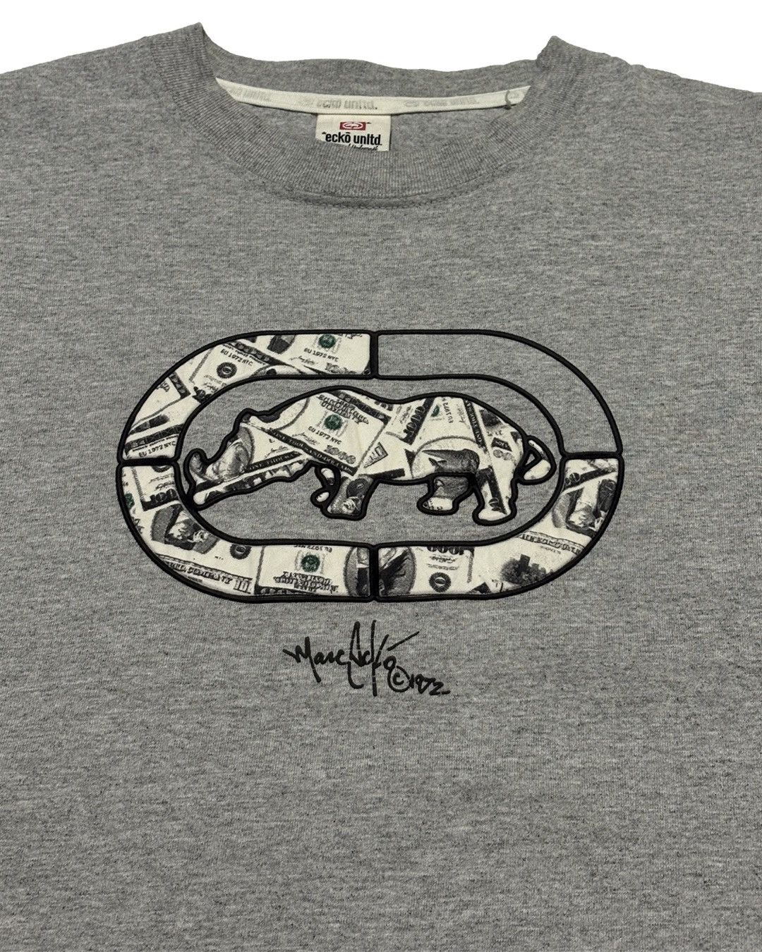 Ecko Unltd. Vintage ecko dollars t-shirt Size US L / EU 52-54 / 3 - 3 Thumbnail