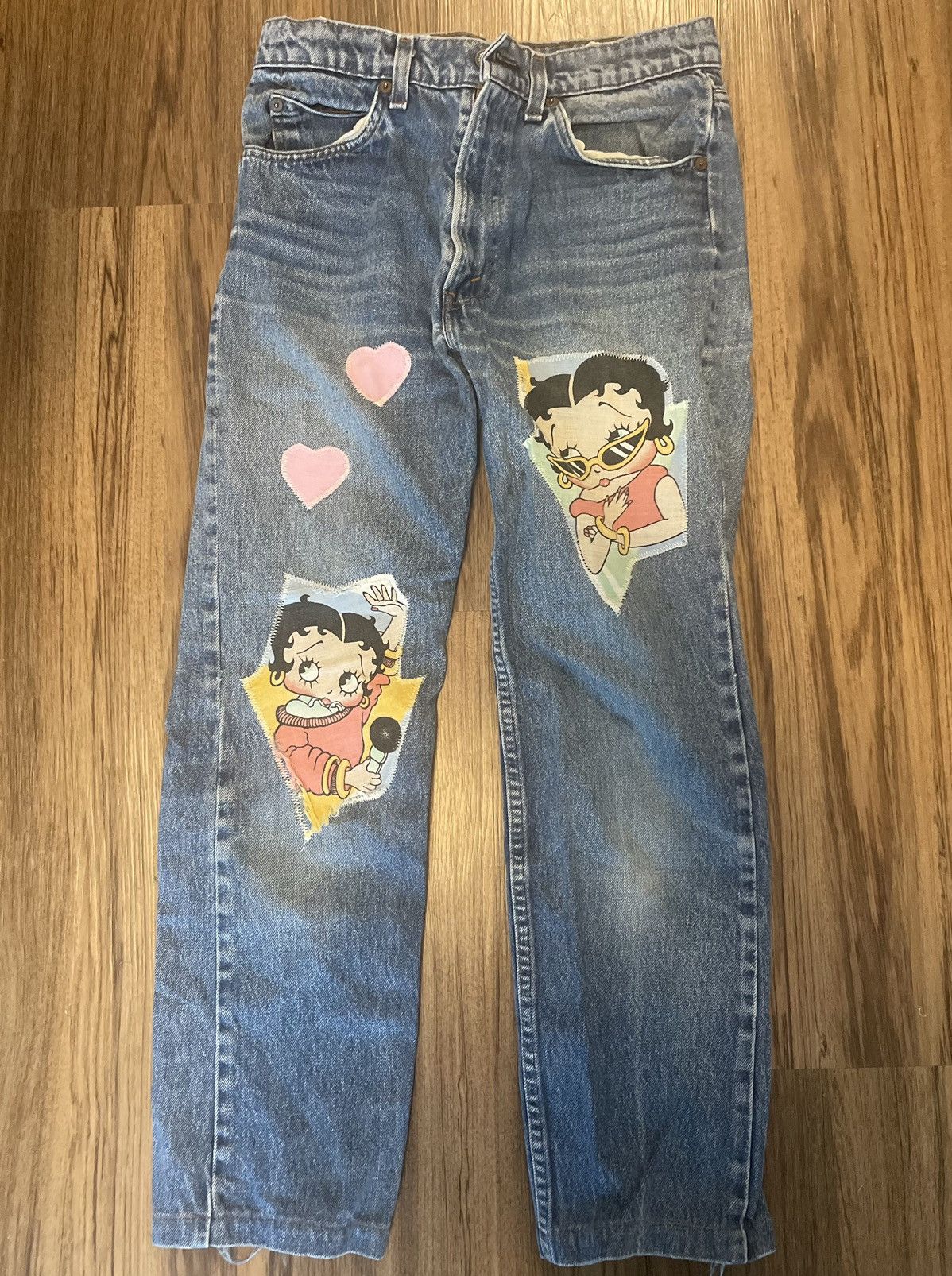 Vintage Levis x Too cute betty boop jeans
