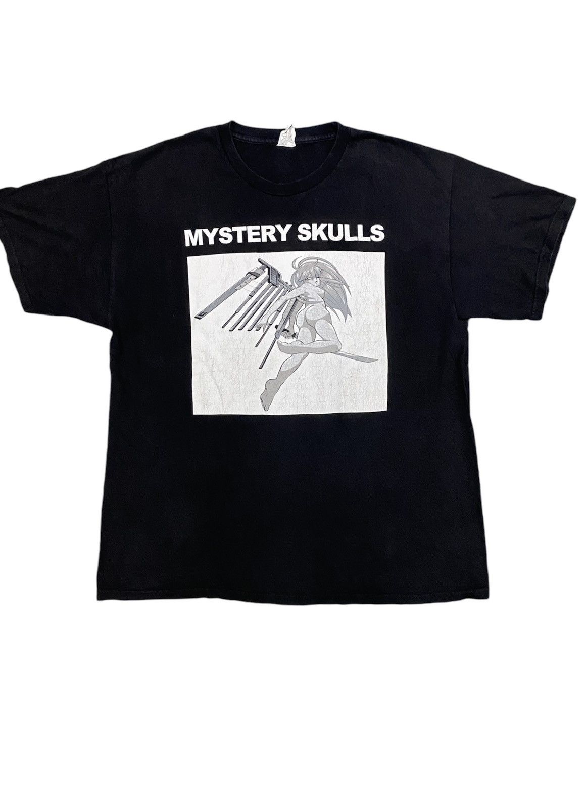 Anime 🔥🔥🔥Rare Vintage Mystery Skulls Cyberpunk sex la blue gril Size US XL / EU 56 / 4 - 2 Thumbnail