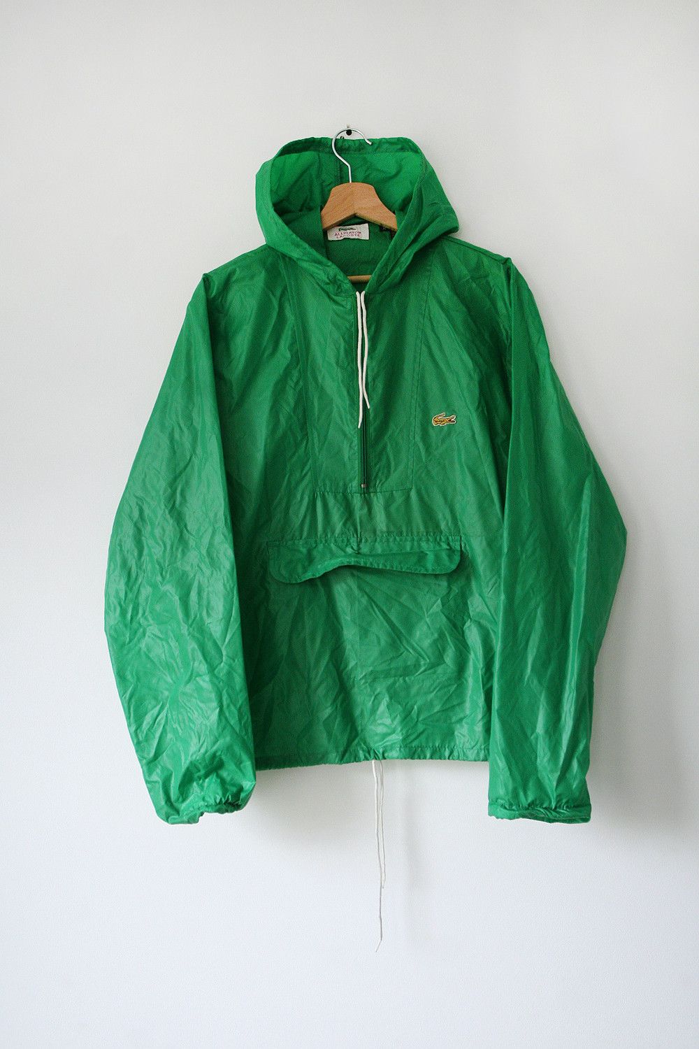 Lacoste Vintage 80s Lacoste Green Packable Anorak Smock Jacket M Size US M / EU 48-50 / 2 - 1 Thumbnail