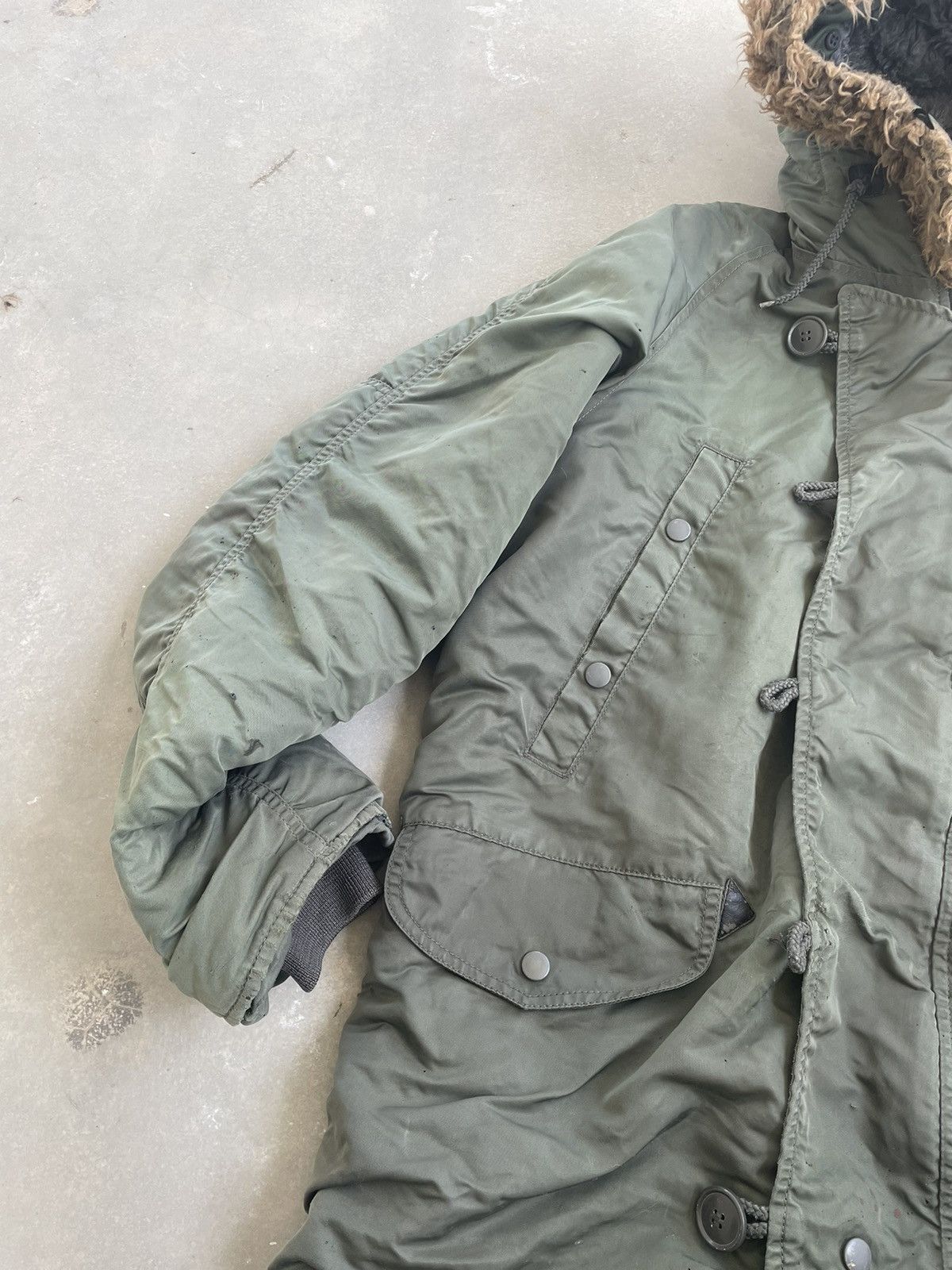 Alpha Industries ALPHA INDUSTRIES N-3B FLIGHT JACKET WELL WORN Size US M / EU 48-50 / 2 - 4 Thumbnail