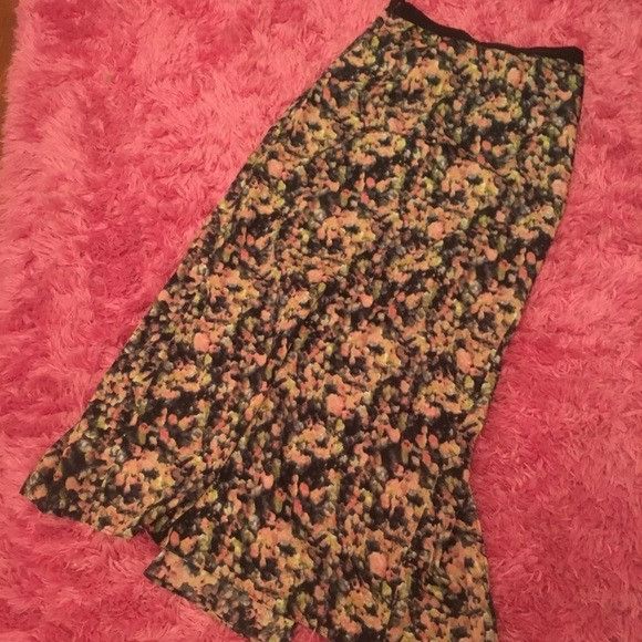 Other C.lective Floral Front Slit Skirt Size 27" / US 4 / IT 40 - 4 Thumbnail
