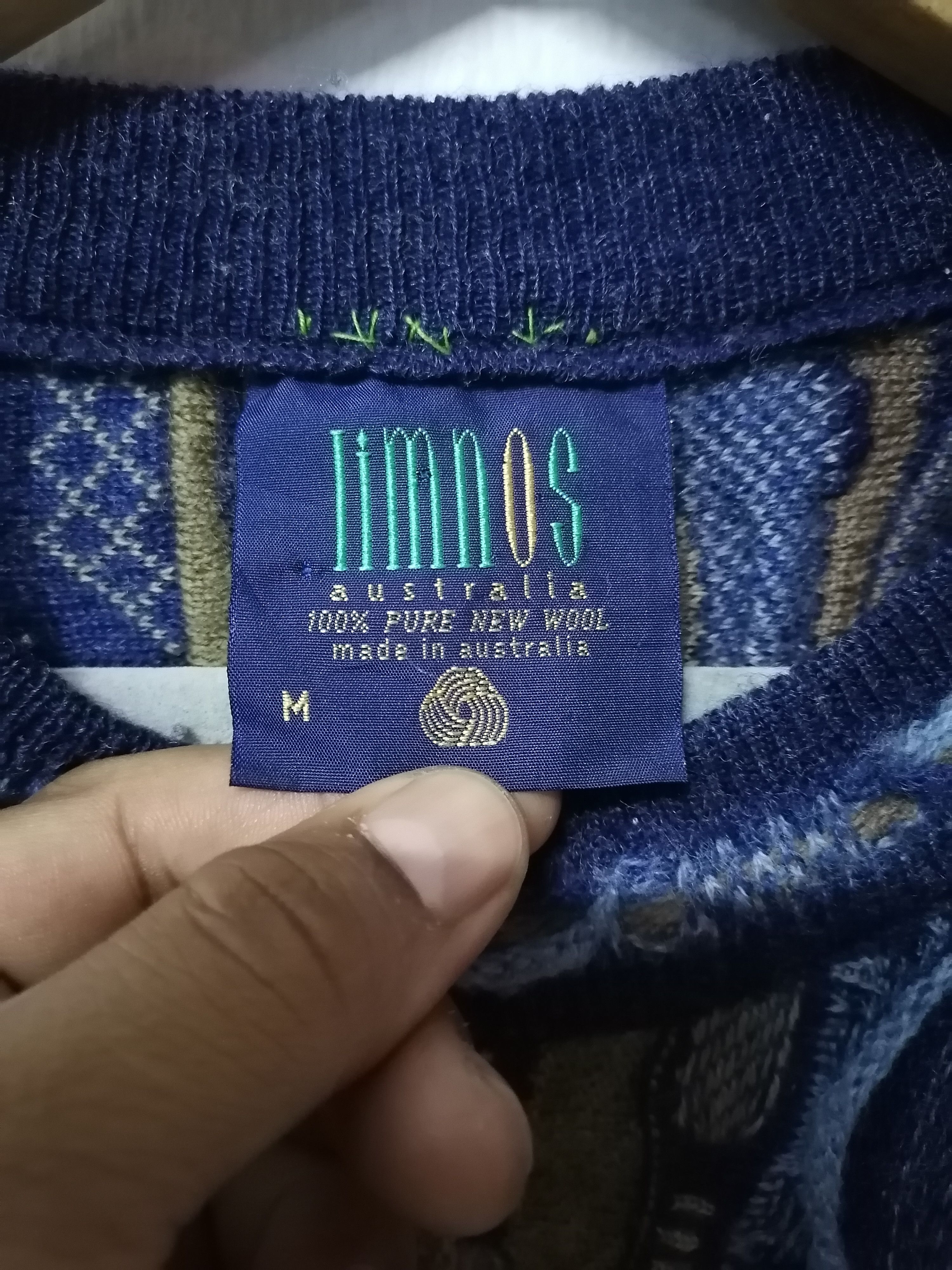 Coogi × Vintage Vintage Limnos ICONIC Coogi Pure Wool Knitwear Size US M / EU 48-50 / 2 - 5 Thumbnail