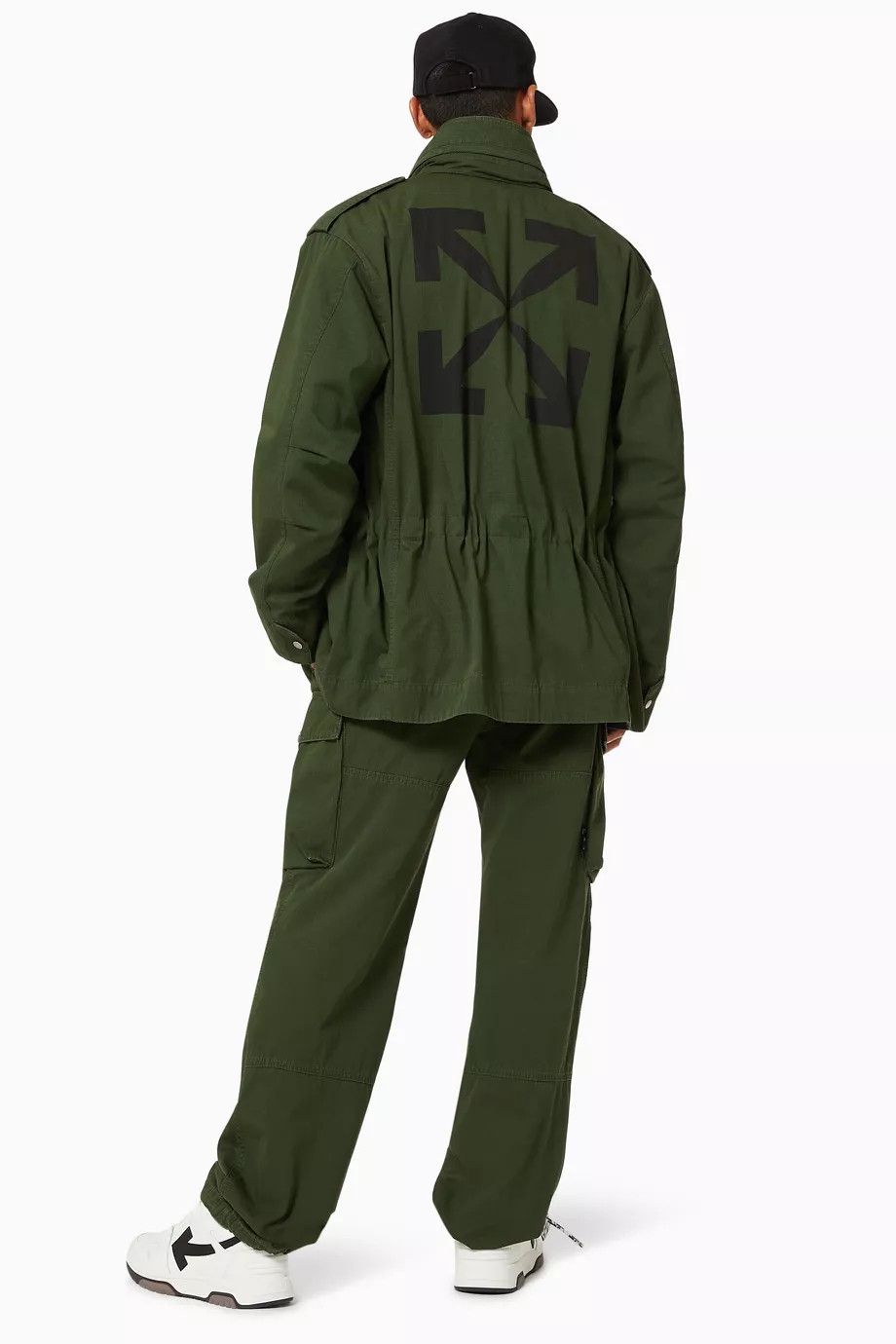 Off-White o1y1125 Jacket in Military Green Size XL / US 12-14 / IT 48-50 - 5 Thumbnail