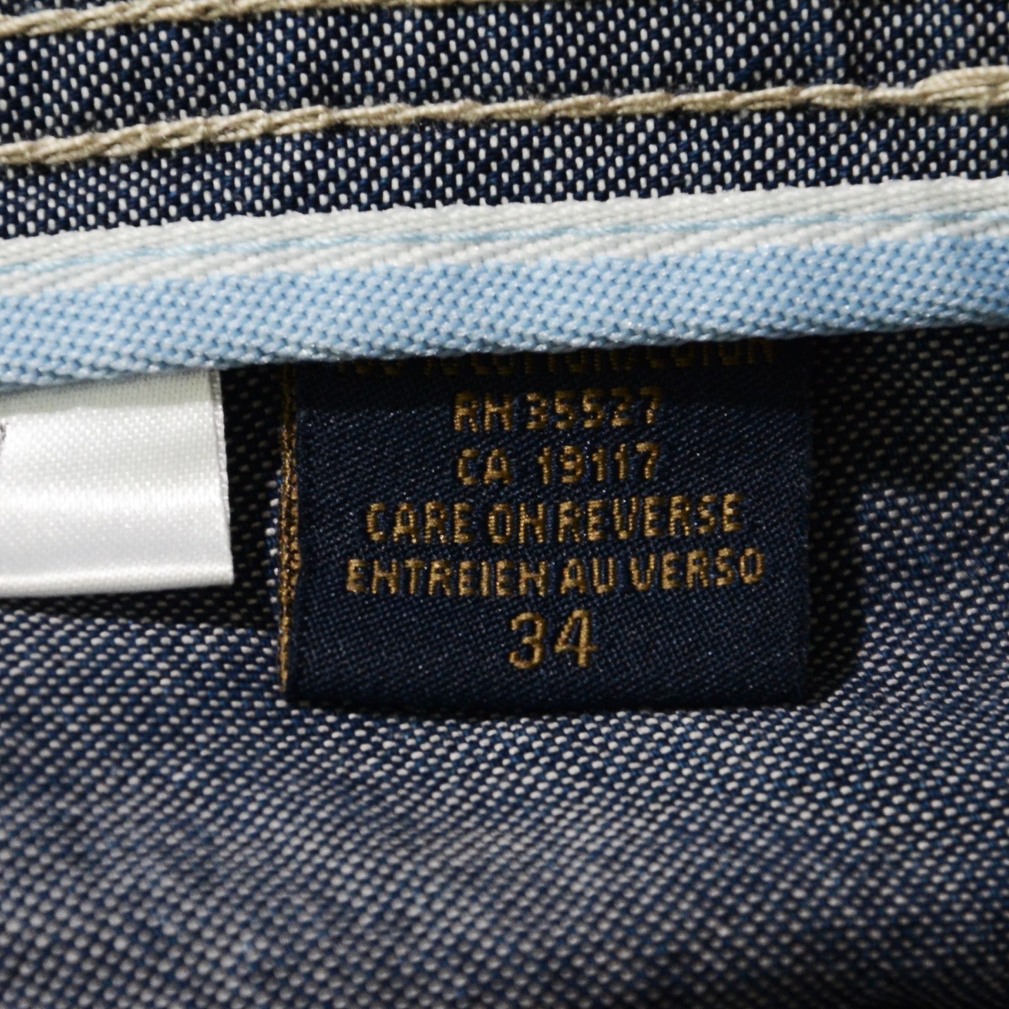 Marithe + Francois Girbaud M+FG Jorts W34 Raw Denim Special Rare Design 2006 Carft Size US 34 / EU 50 - 8 Thumbnail