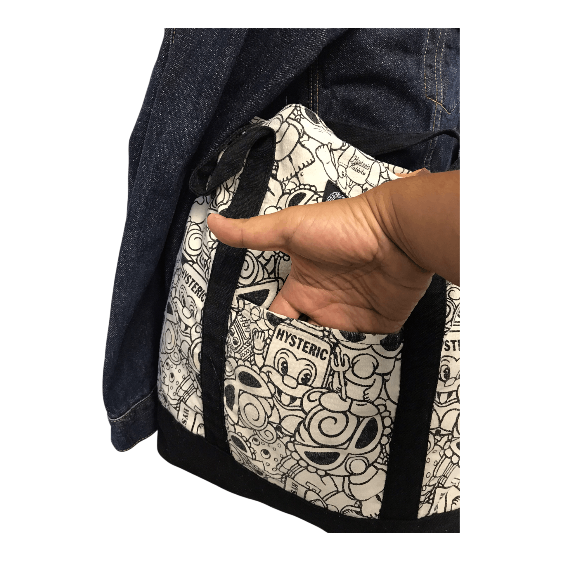 Hysteric Glamour × Japanese Brand Hysteric Full Print Sling/Tote Reversible Bag Size ONE SIZE - 3 Thumbnail