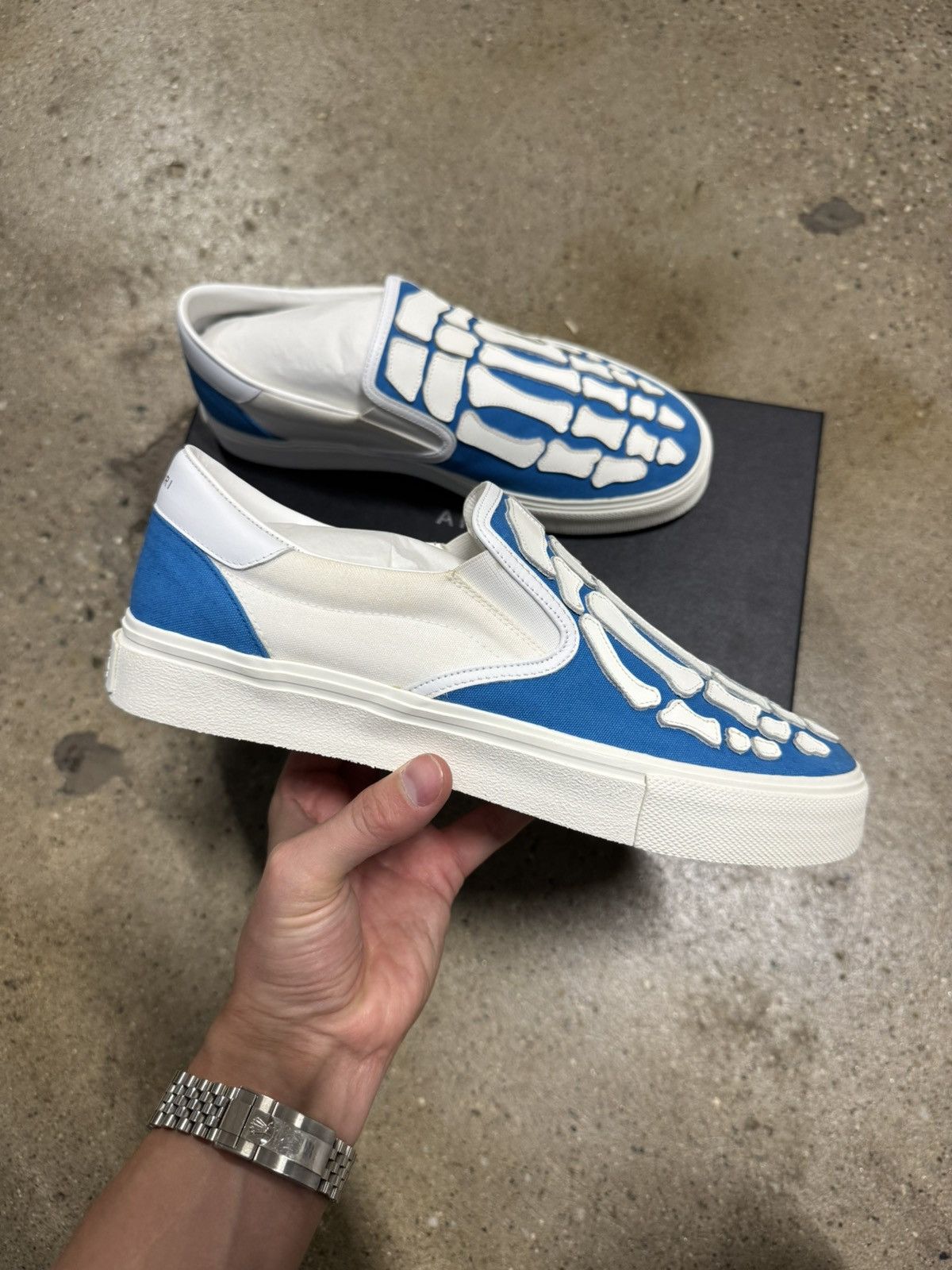 Amiri Amiri Skeleton Slip On Sneaker NEW 700$ Size US 8 / EU 41 - 2 Thumbnail