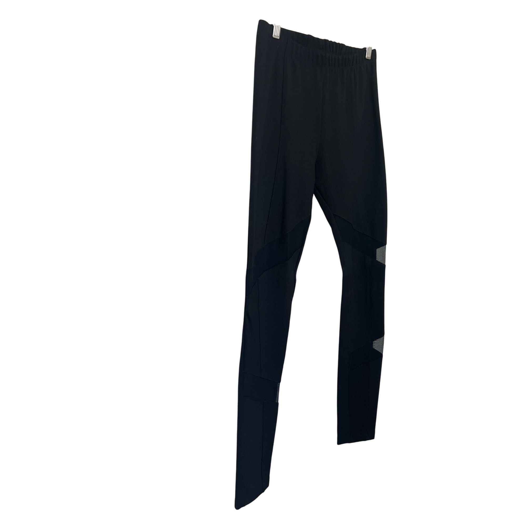 Amanda Uprichard Amanda Uprichard Black Leggings With Mesh Accents Stretch Wa Size 27" / US 4 / IT 40 - 2 Thumbnail