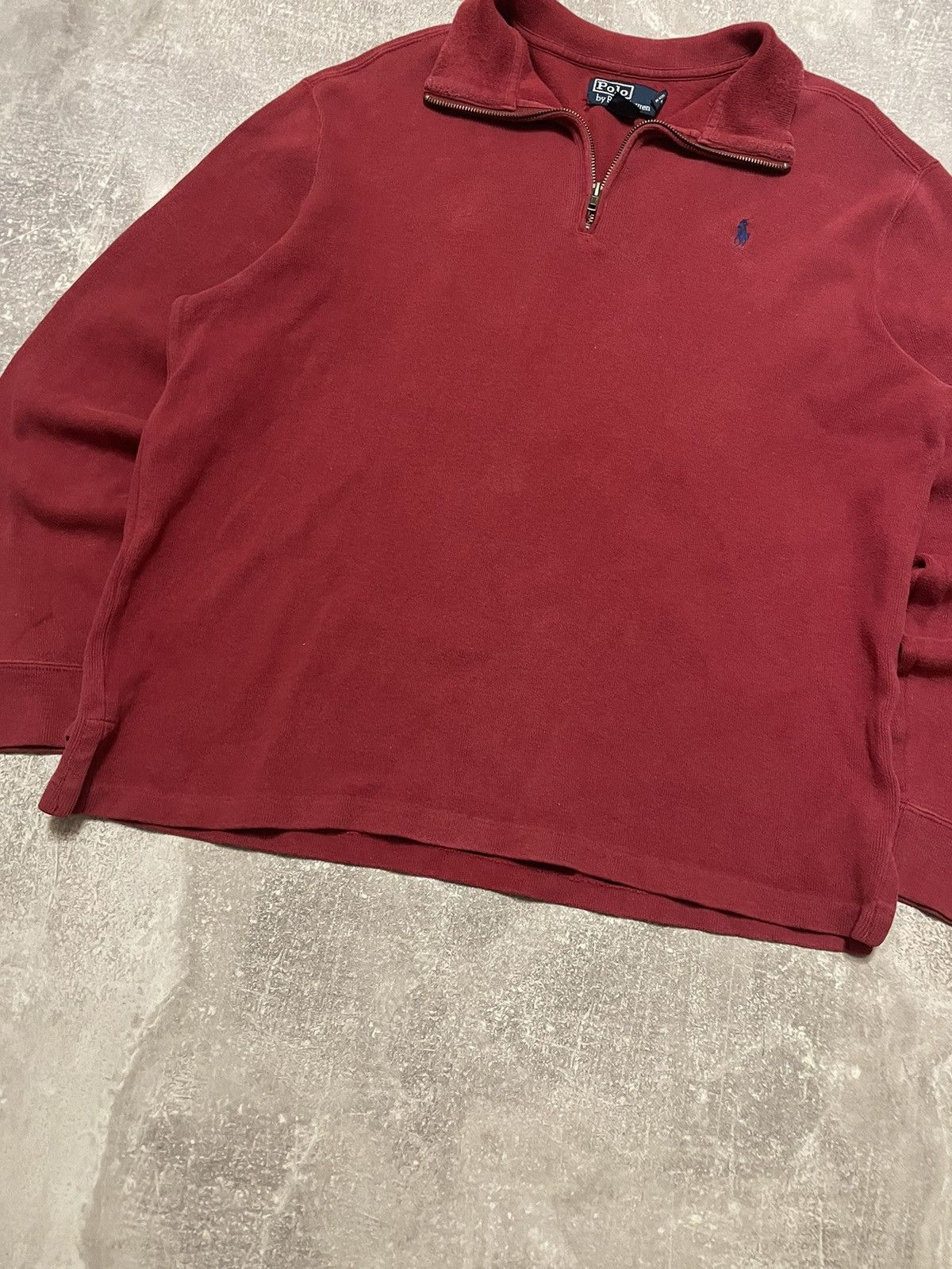 Polo Ralph Lauren Vintage Polo Ralph Lauren 1/4 Zip Sweatshirt Size US L / EU 52-54 / 3 - 3 Thumbnail