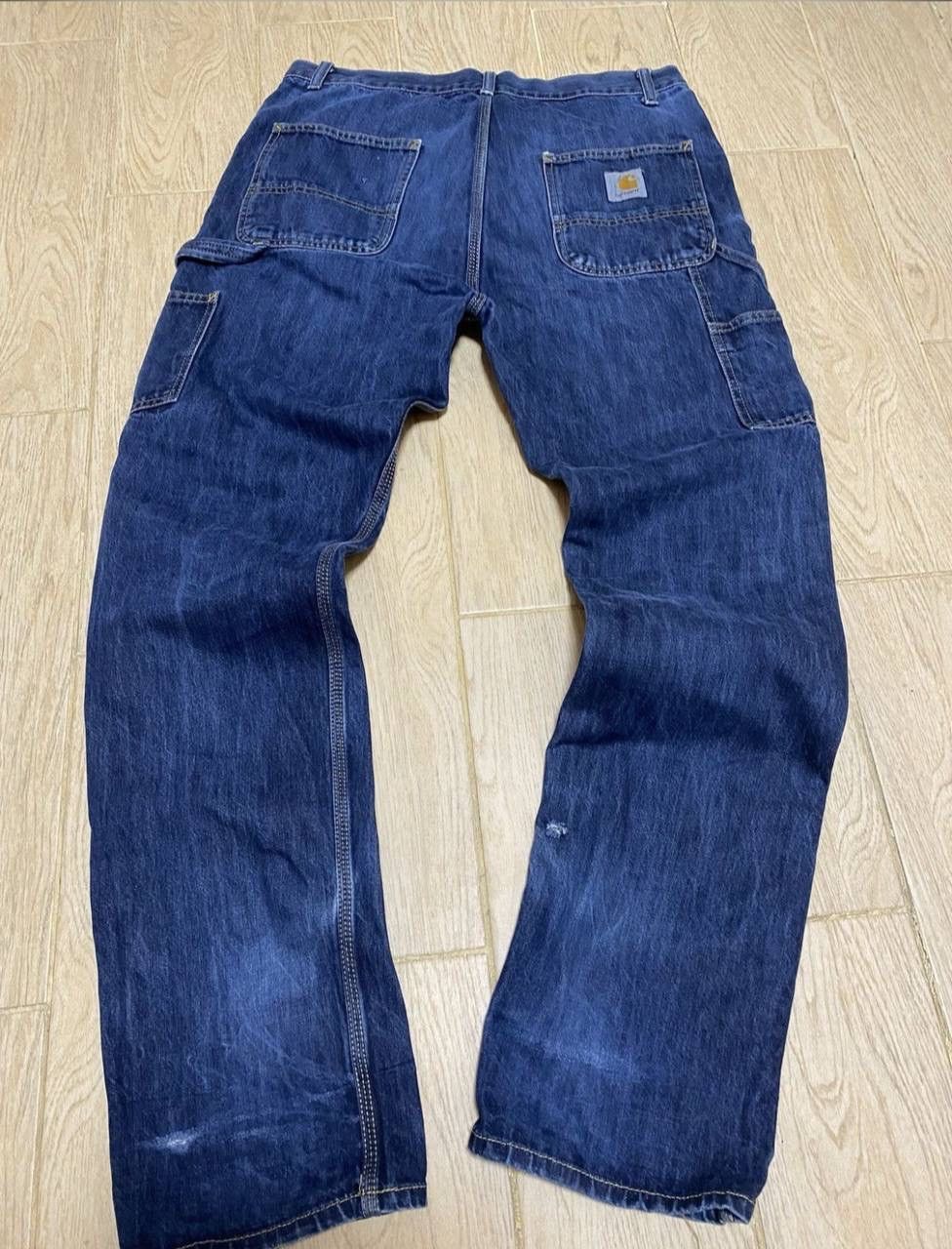 Carhartt × Carhartt Wip Carhartt Cargo faded y2k Jeans Pants Size US 33 - 1 Thumbnail