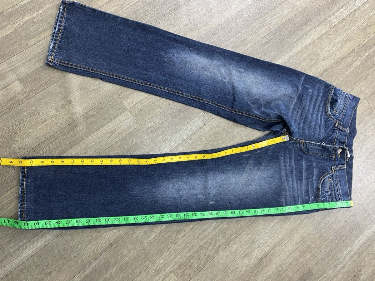 2000s Dolce Gabbana Distressed Faded Straight Jeans Luxury