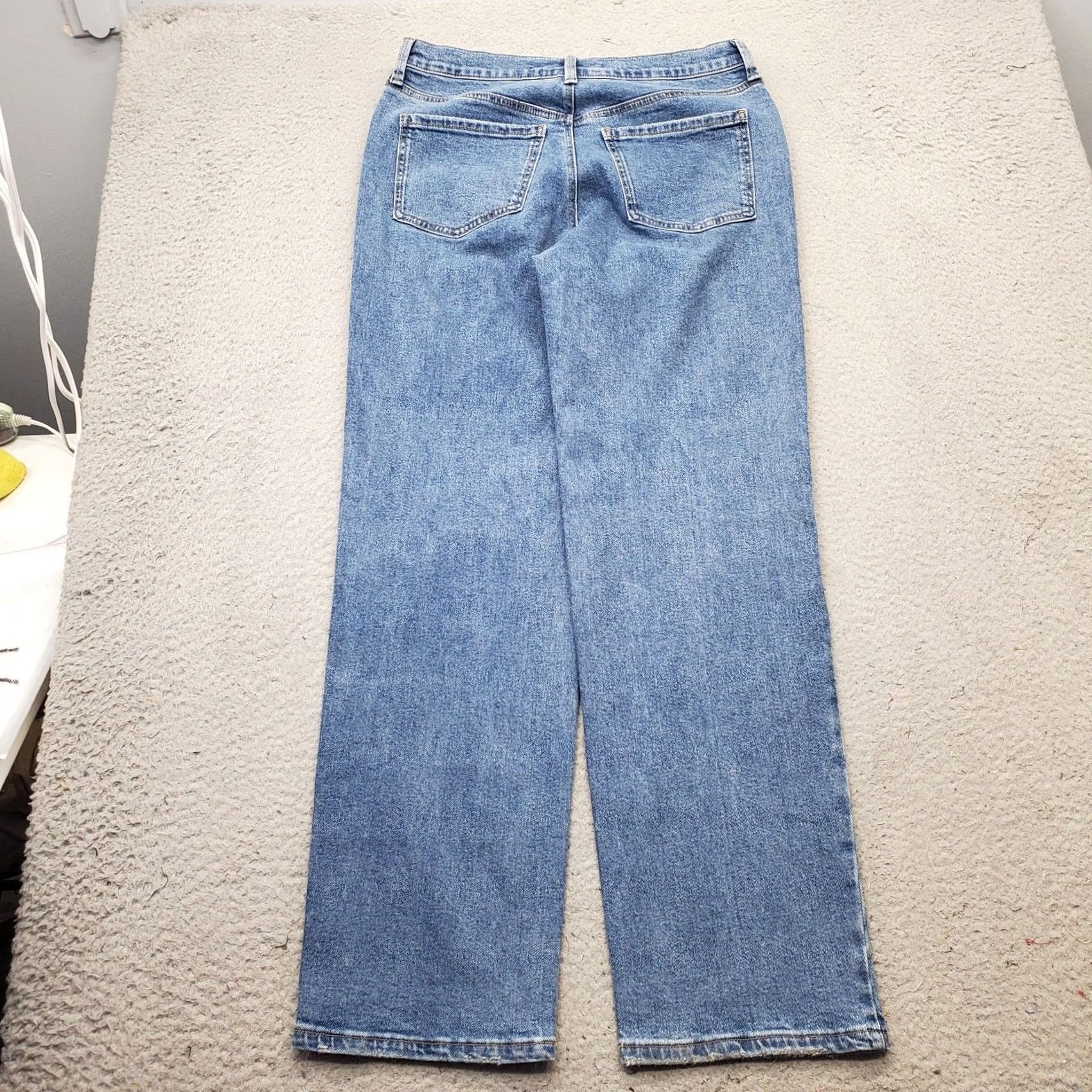Gloria Vanderbilt Gloria Vanderbilt Jeans Womens 6 Blue Denim Medium Wash Stretch Straight Leg Jeans Size 28" / US 6 / IT 42 - 2 Thumbnail