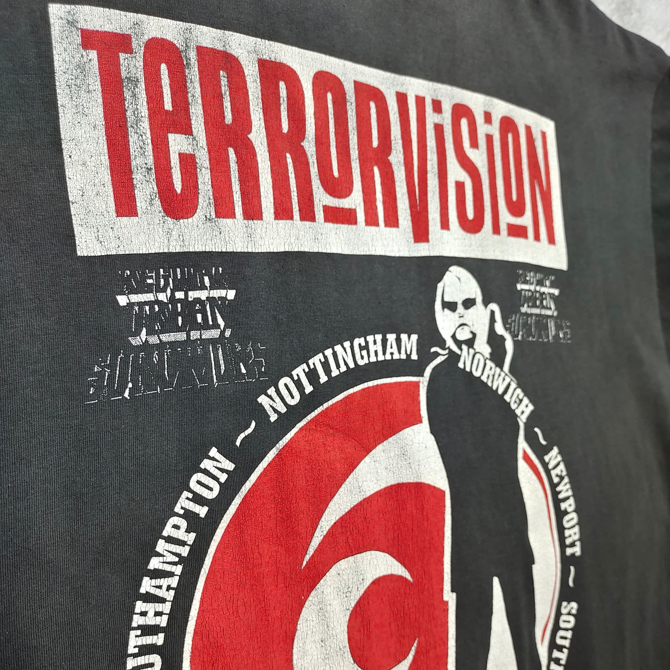 Band Tees VINTAGE DISTRESSED TRASH TERRORVISION BAND T SHIRT Size US L / EU 52-54 / 3 - 5 Thumbnail