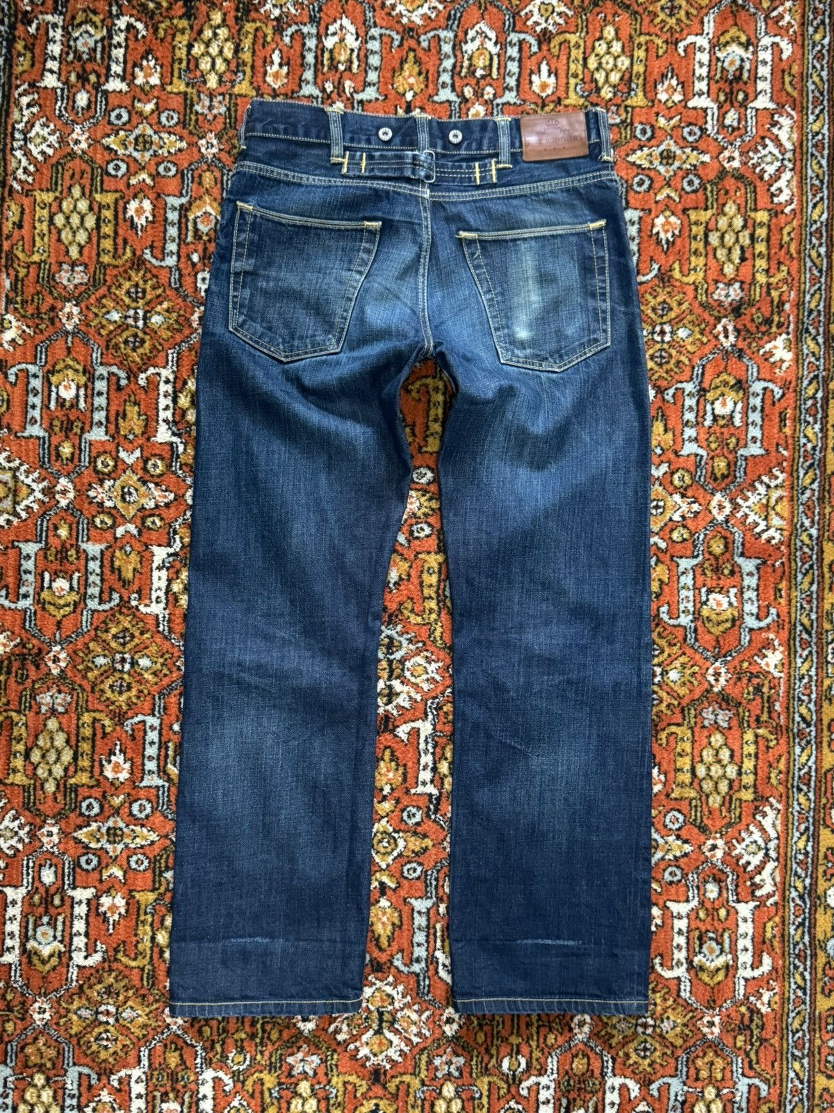 Pike Brothers Vintage Pike Brothers Selvedge Japanese Roamer Back Cinch Size US 34 / EU 50 - 2 Thumbnail