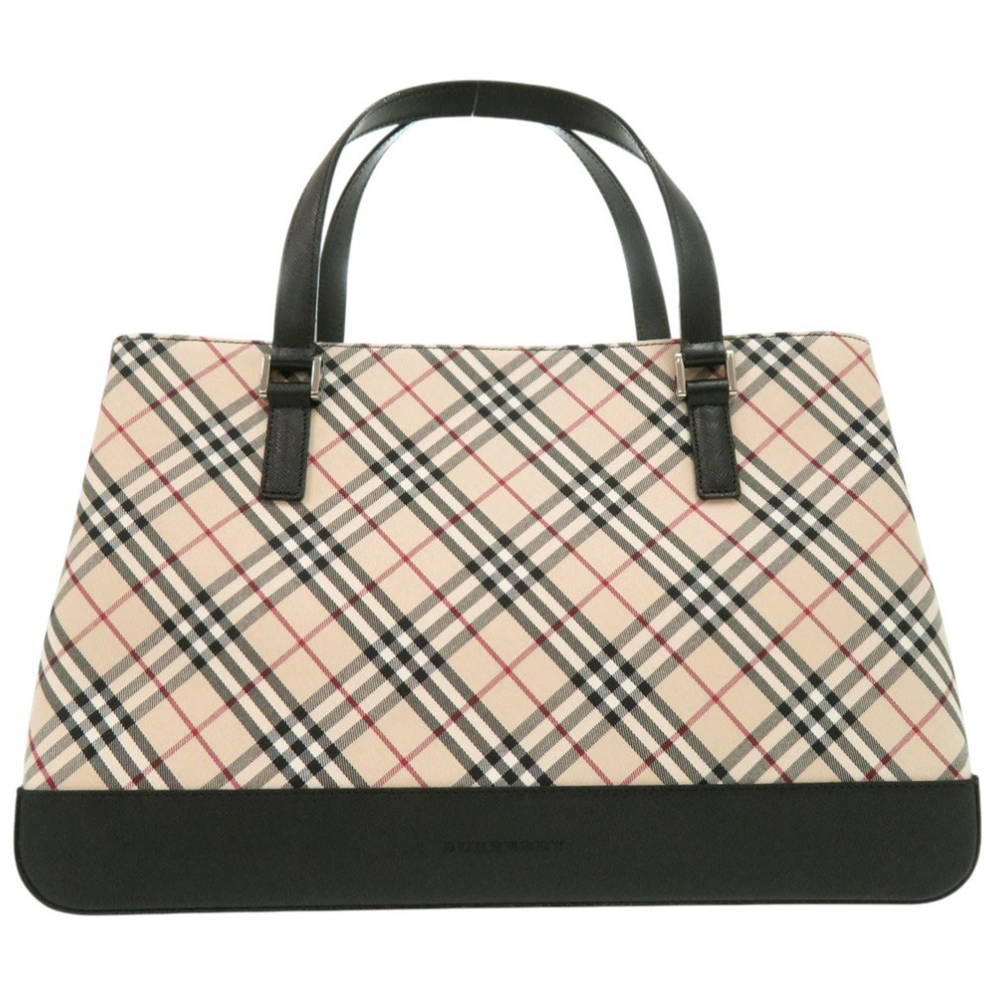 Burberry Like new Burberry Nova Check handbag in beige fabric and leather, 1819 Size ONE SIZE - 1 Thumbnail
