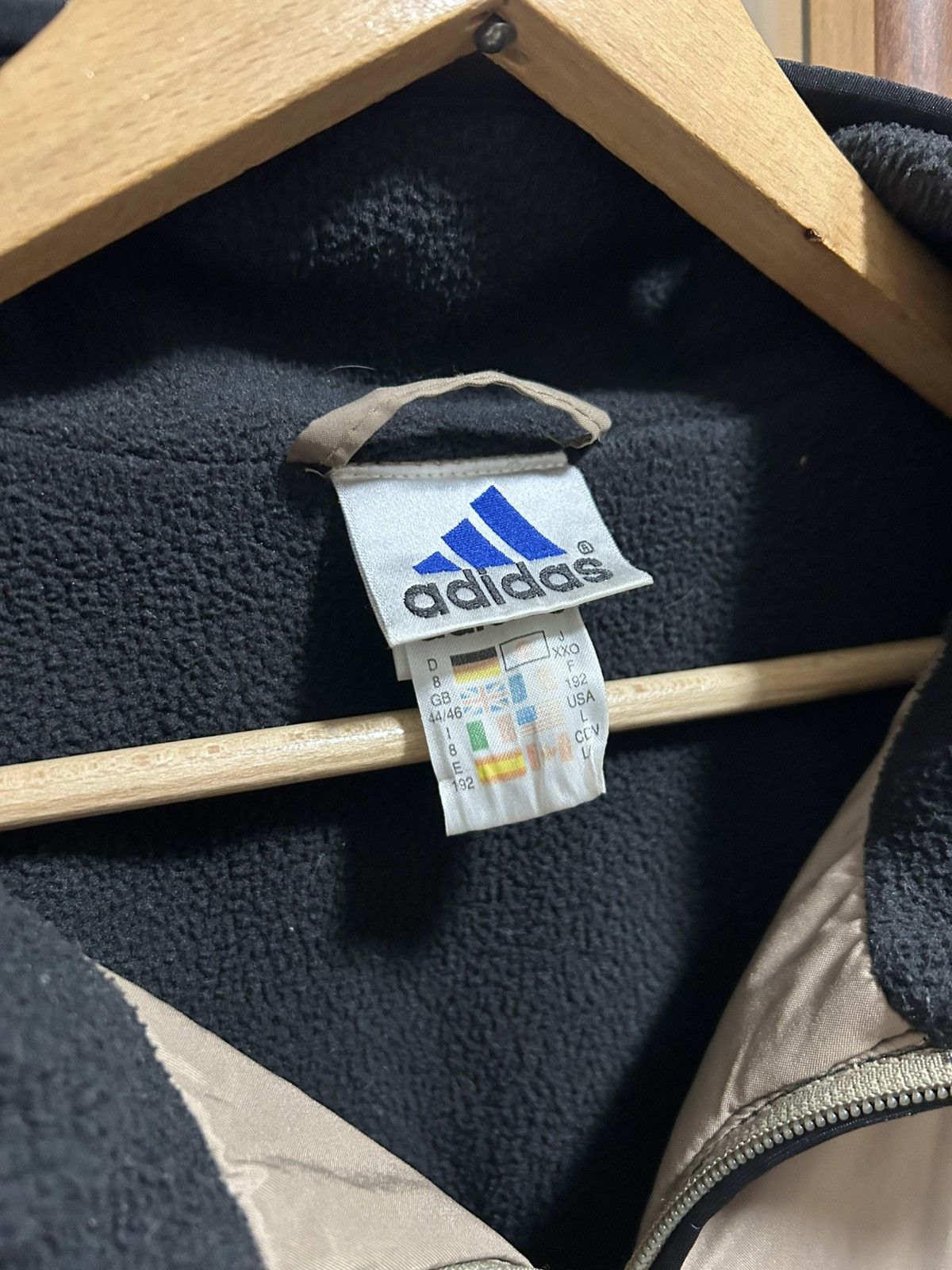 Adidas Vintage 90’s Adidas Small Logo Fleece lining Jacket retro Size US L / EU 52-54 / 3 - 5 Thumbnail
